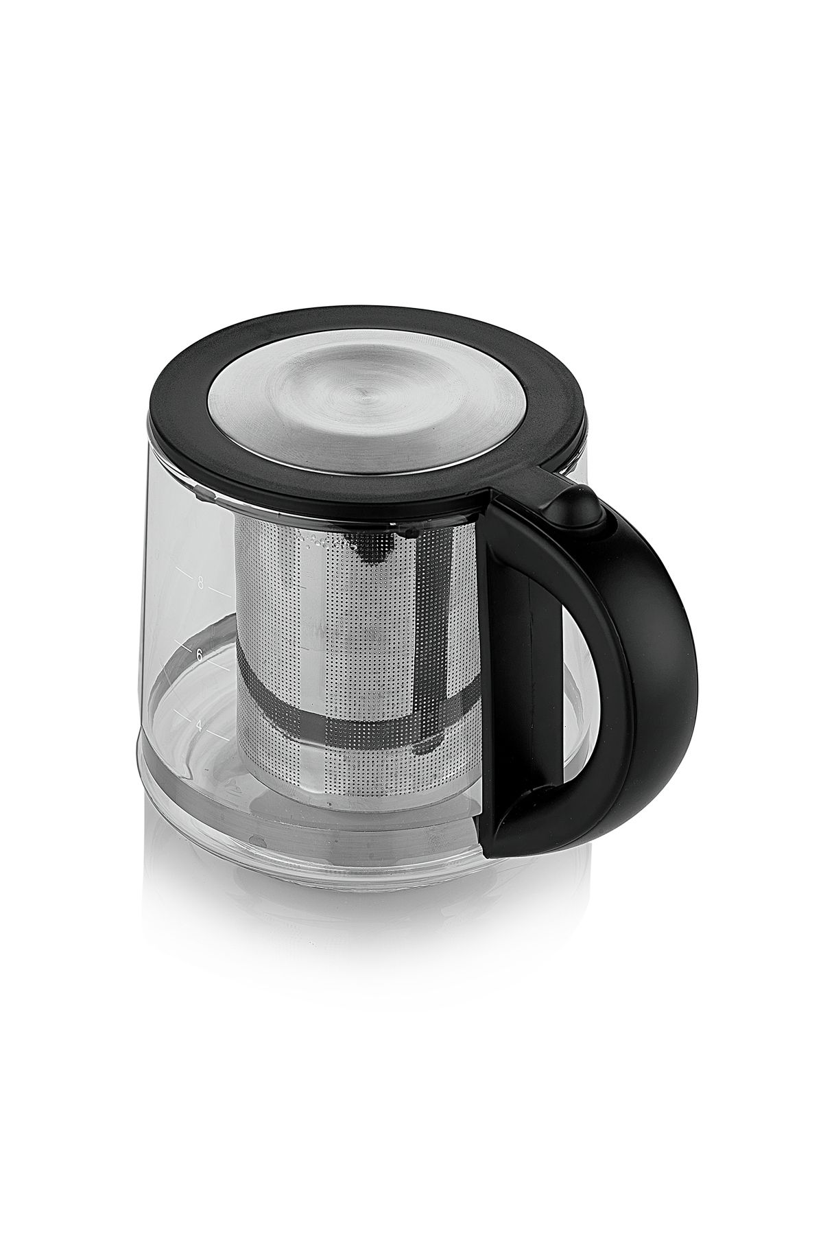 Schafer-Gourmemaxx 4 Pieces Transparent Glass Tea Kettle 7