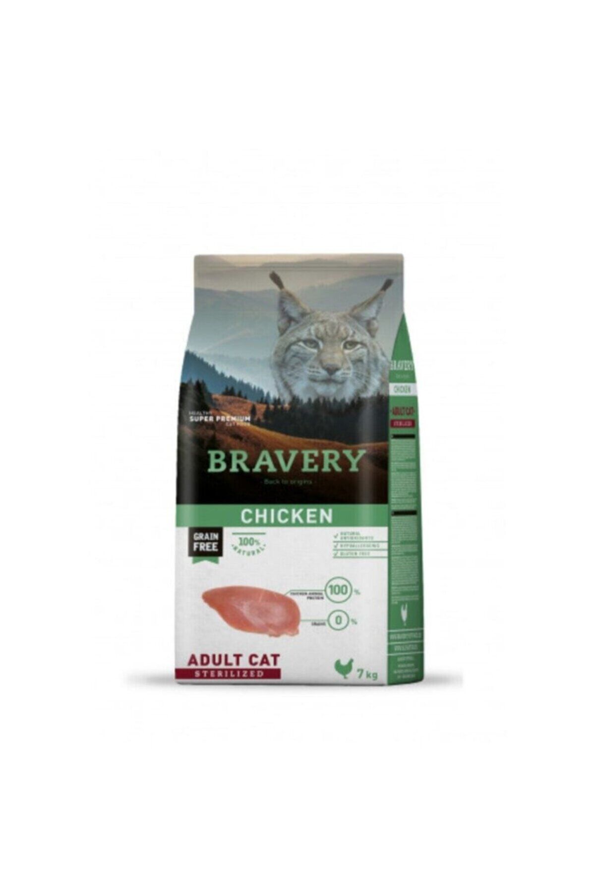 Bravery Cat Adult Sterılızed Chıcken 7 Kg