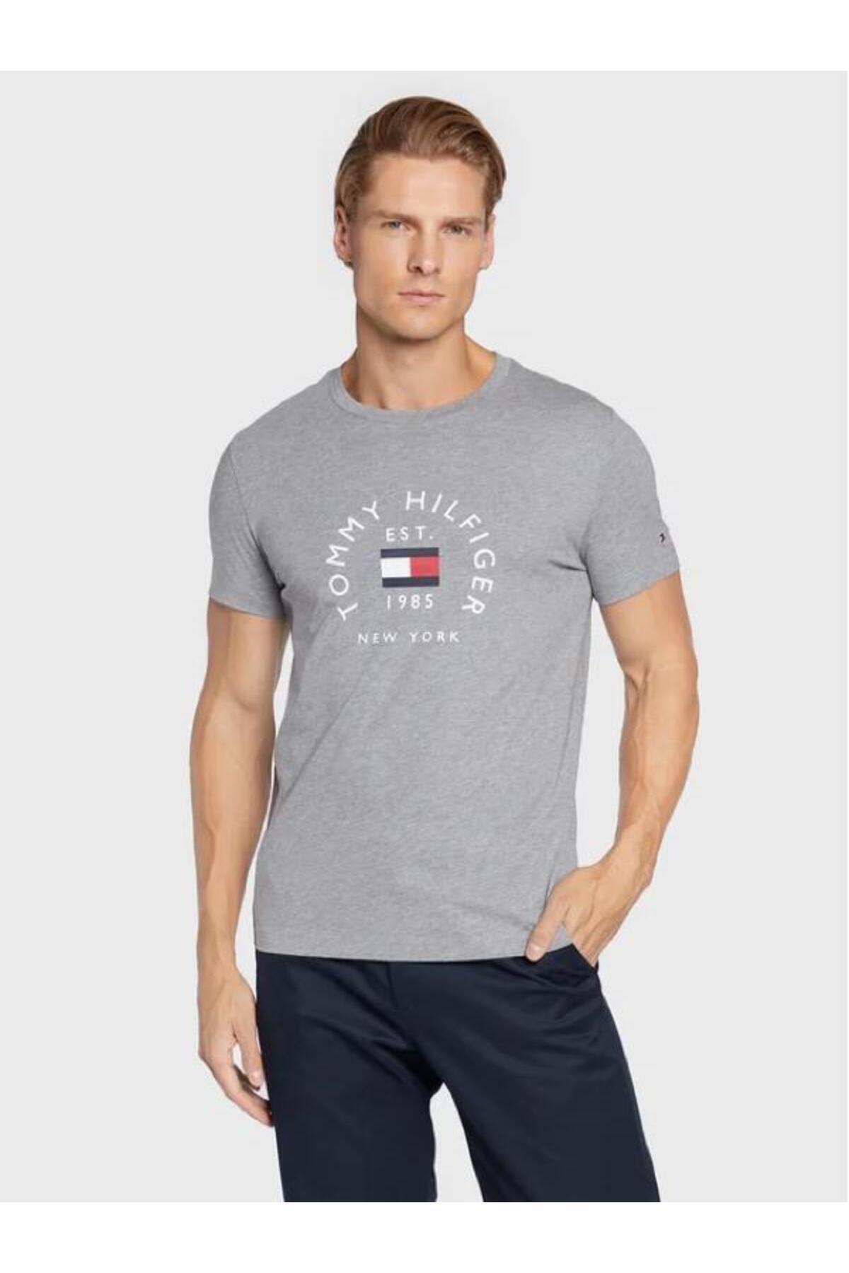 تامی هیلفیگر تی شرت FLAG ARC REGULAR SLIM FIT تامی هیلفیگر تی شرت FLAG ARC REGULAR SLIM FIT