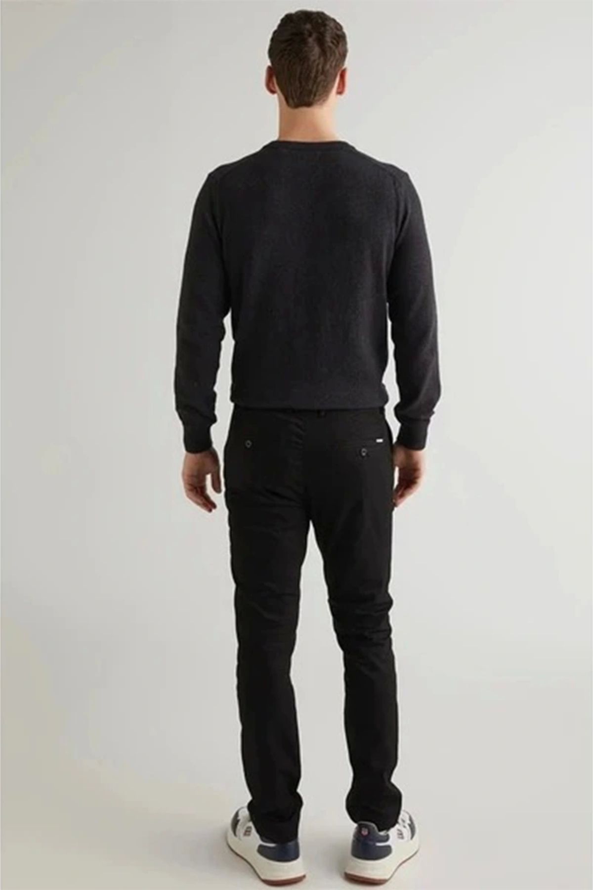 Gant-Men's Black Slim Fit Trousers 2