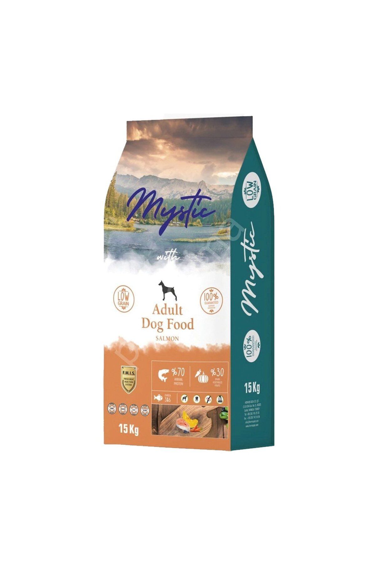 Mystic Az Tahıllı Yetişkin Köpek Maması Somonlu 15 Kg