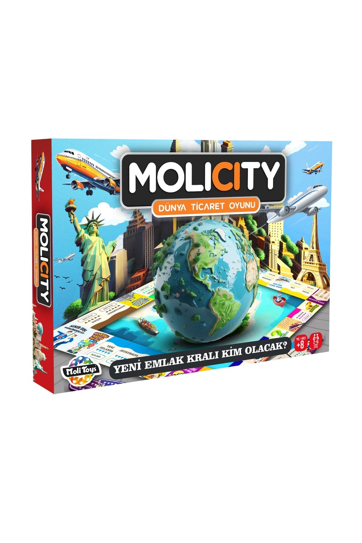 Moli Toys Molipoly Emlak Ticareti Oyunu Molicity Yeni Versiyon