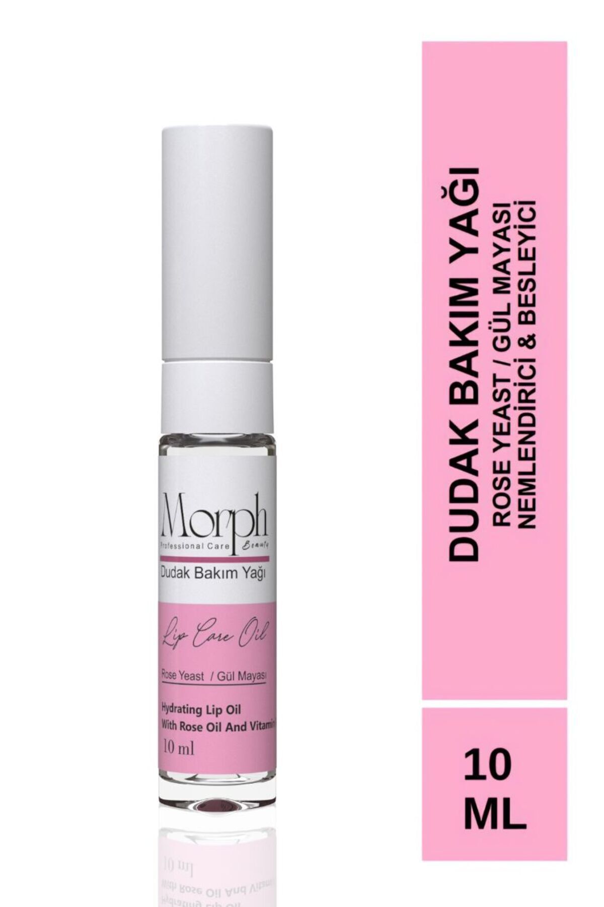 morphbeauty Nemlendirici Onarıcı Gül Mayalı Lip Care Oil Dudak Bakım Yağı 10 Ml