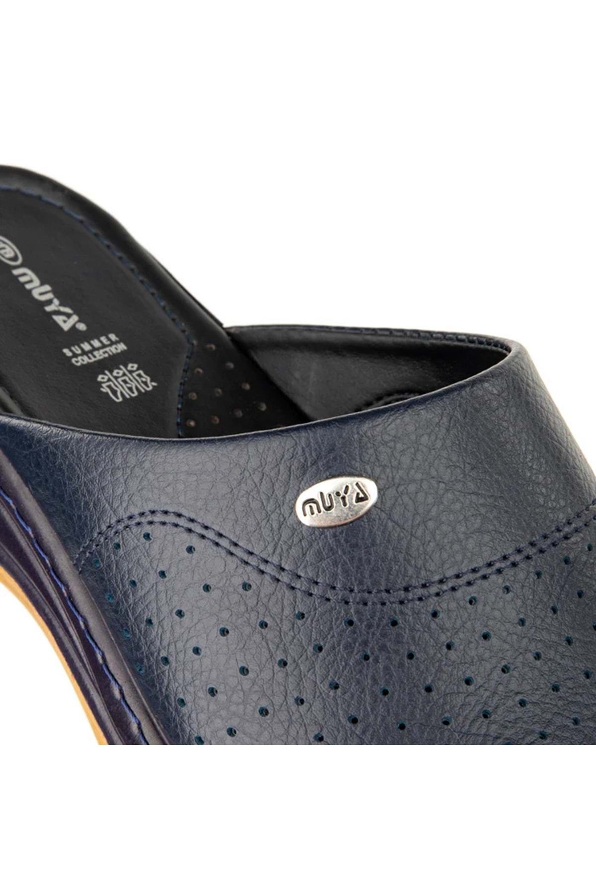 دمپایی آبی مردانه نر مبتنی بر لغزش چند منظوره Sabo Navy Blue Muya