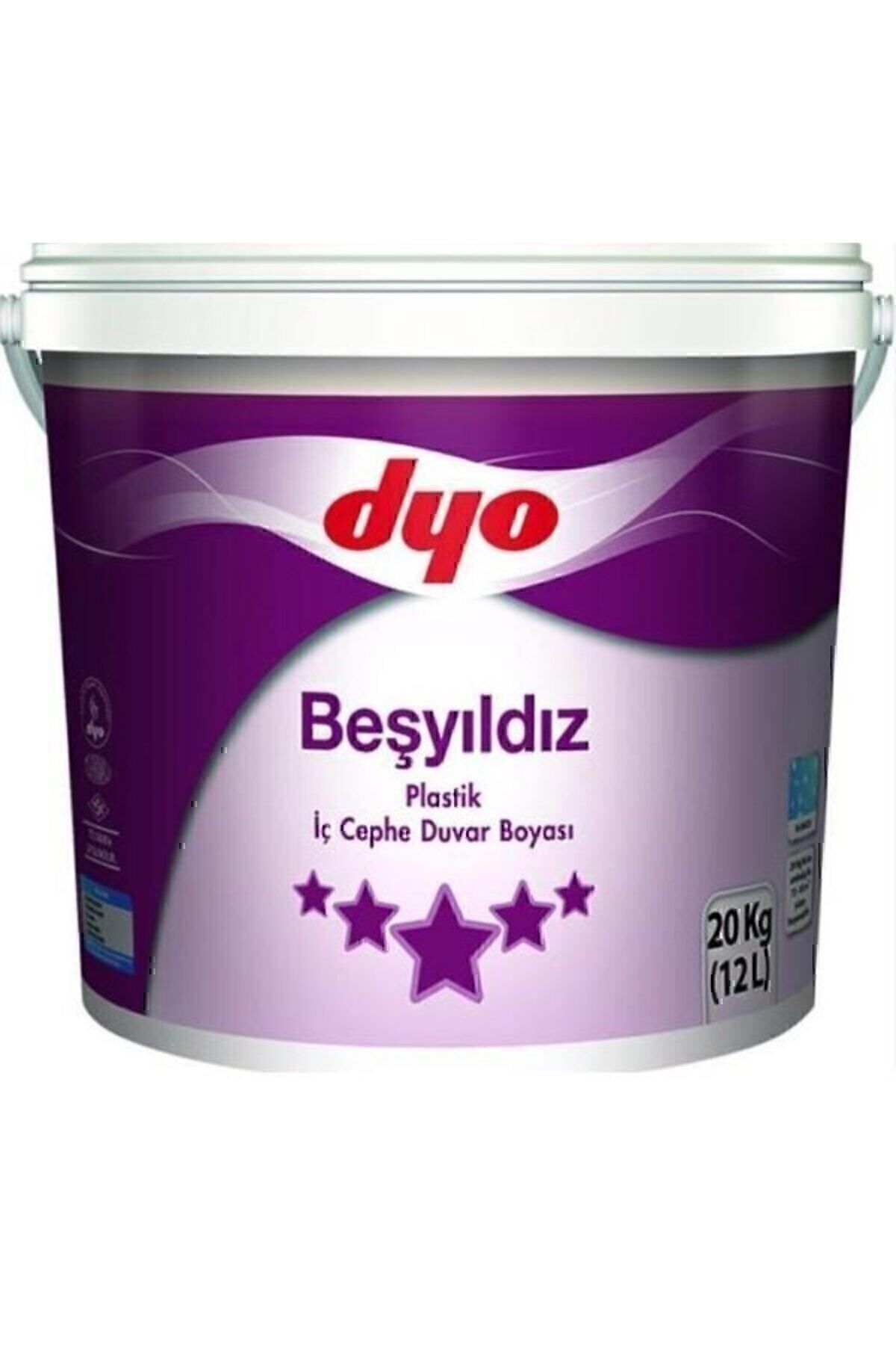 Dyo Beşyıldız Plastik Iç Cephe Duvar Boyası 20kg/10kg/3,5kg