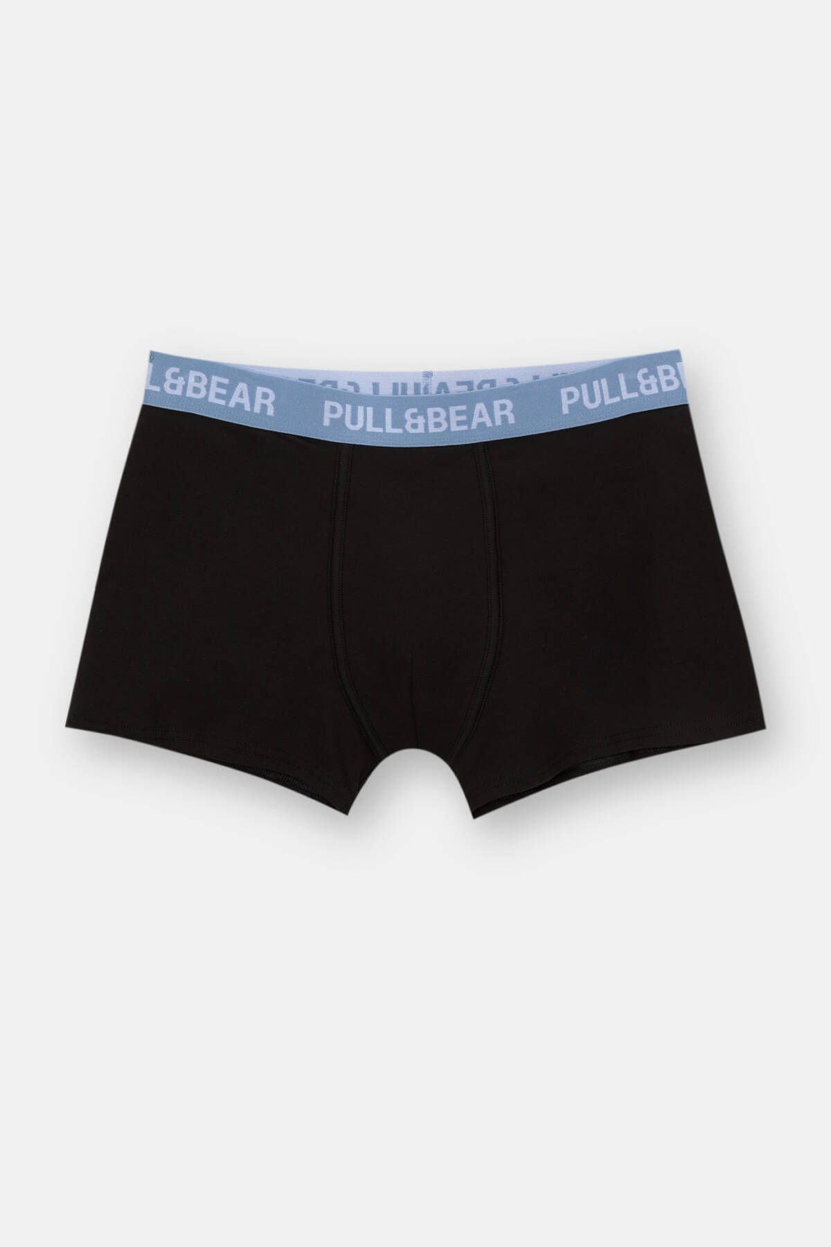 شورت باکسر چند رنگ مردانه بسته بوکسور آبی 3 BLUE Pull Bear Pull & Bear