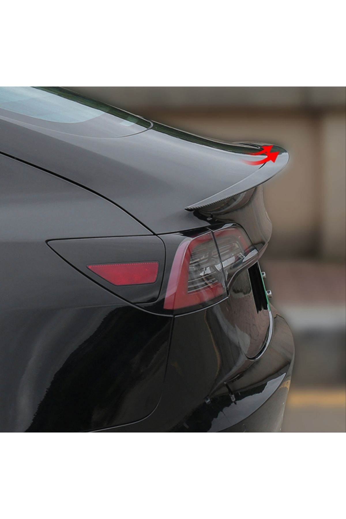 Genel Markalar FOR TESLA MODEL Y İÇİN UYUMLU SPOILER  (PIANO BLACK)