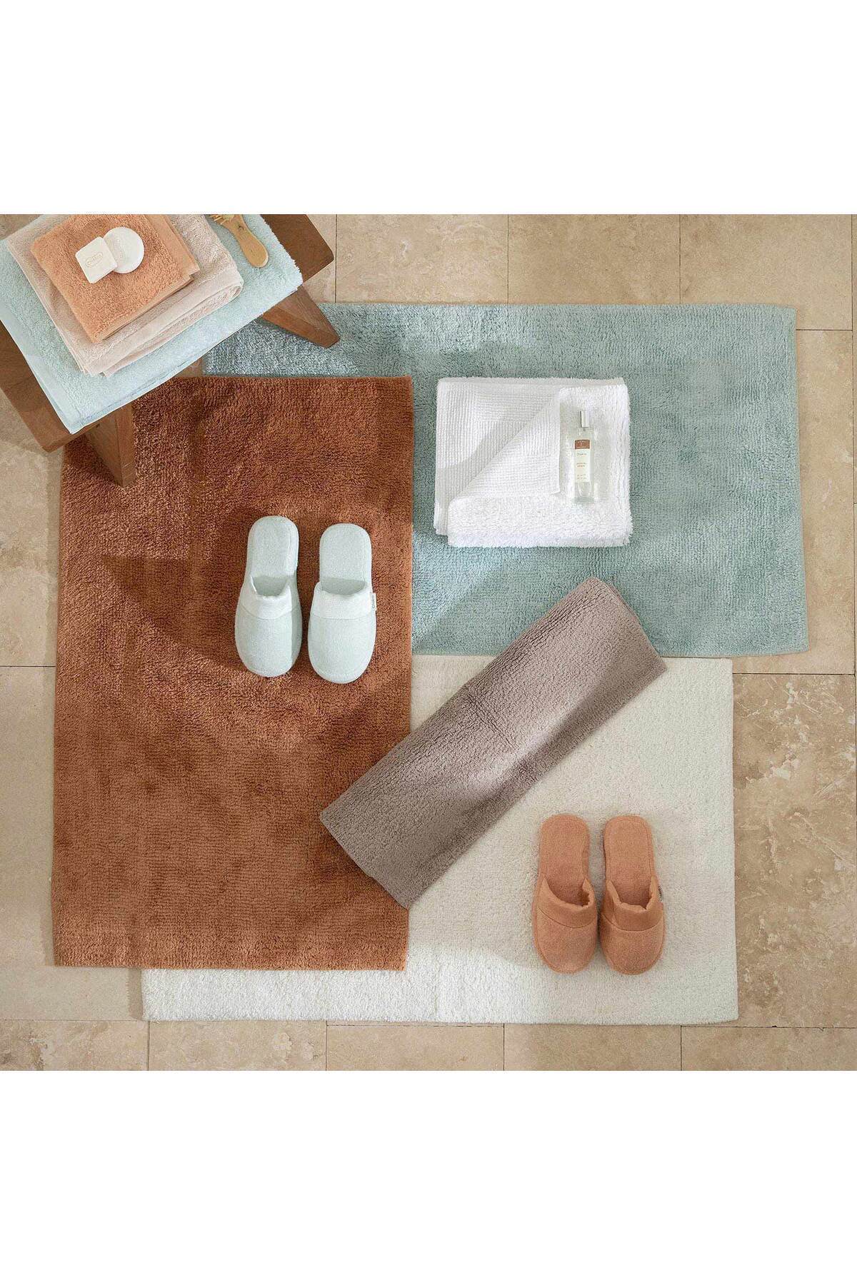 Chakra-Bamboo Solid Bath Mat 60x100 Cm Ecru 2