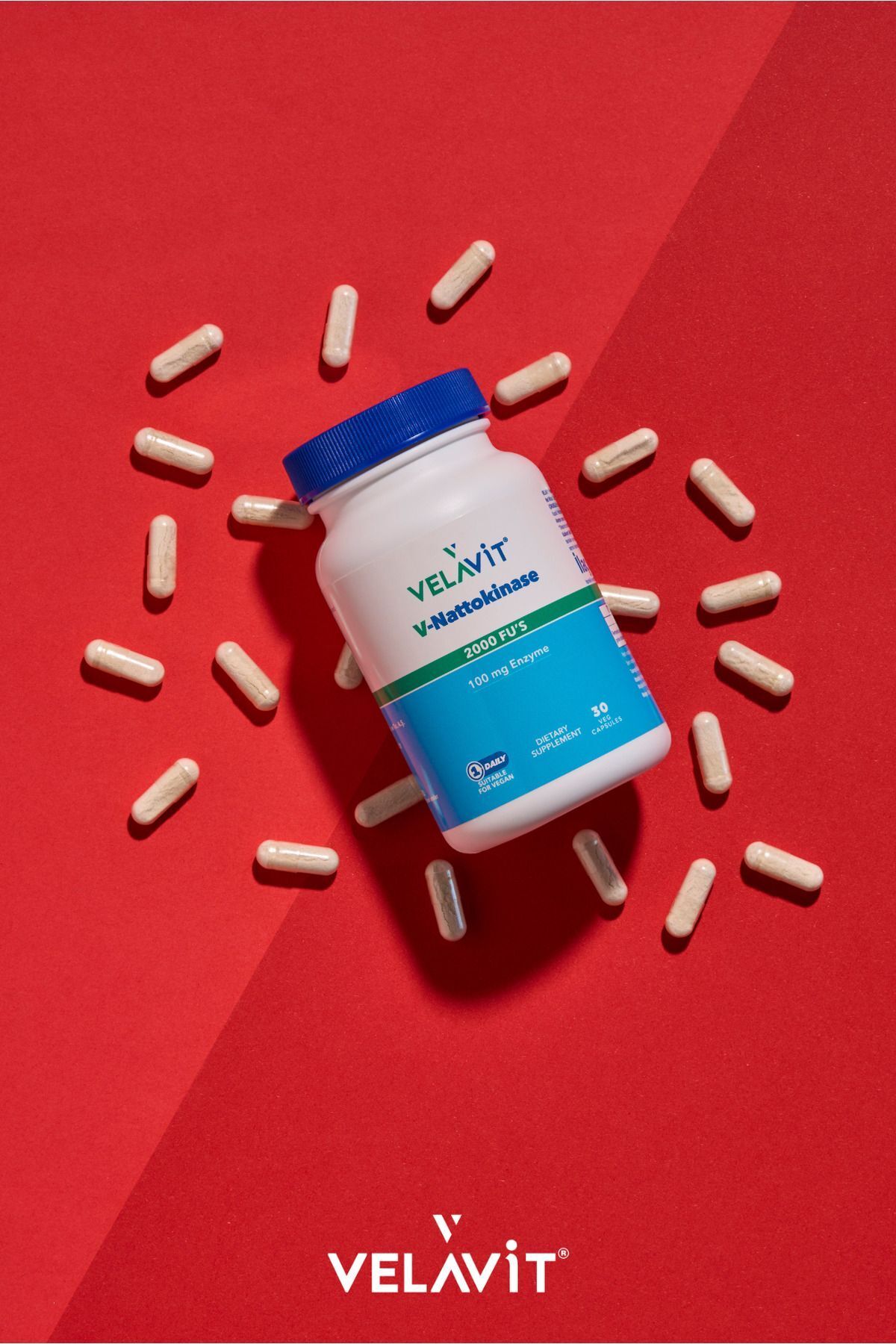 Velavit-V-Nutokinase 30 Veg Capsules 7
