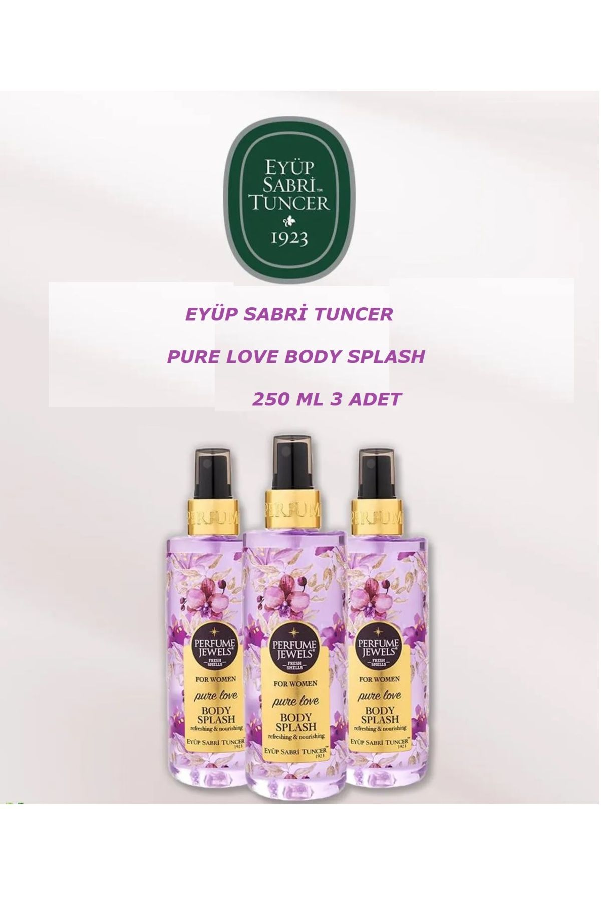 Eyüp Sabri Tuncer PURE LOVE VÜCUT SPREYİ 250 ML 3 ADET