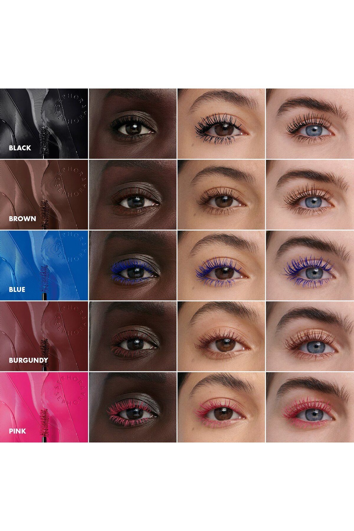 SEPHORA COLLECTION-New Size up - Instant XL Effect Volumizing Mascara - Burgundy (12.5 ml) 6