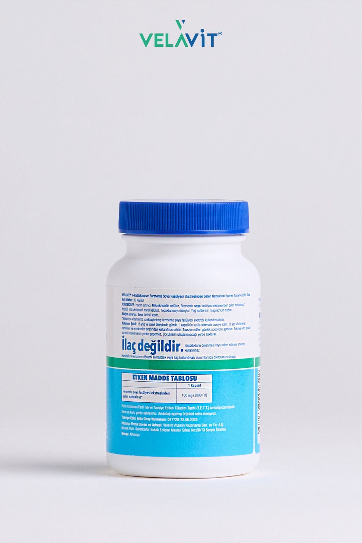 Velavit-V-Nutokinase 30 Veg Capsules 5