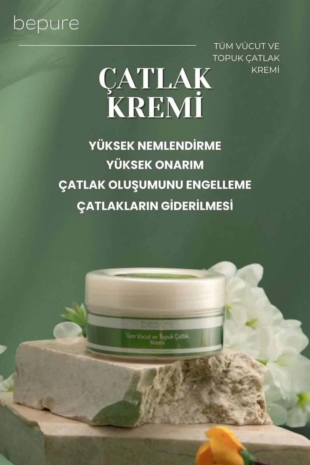 کرم ترک پوستی کرمی خورده پاشنه پا به جلوگیری از تشکیل 50 میل کمک می کند Bepure