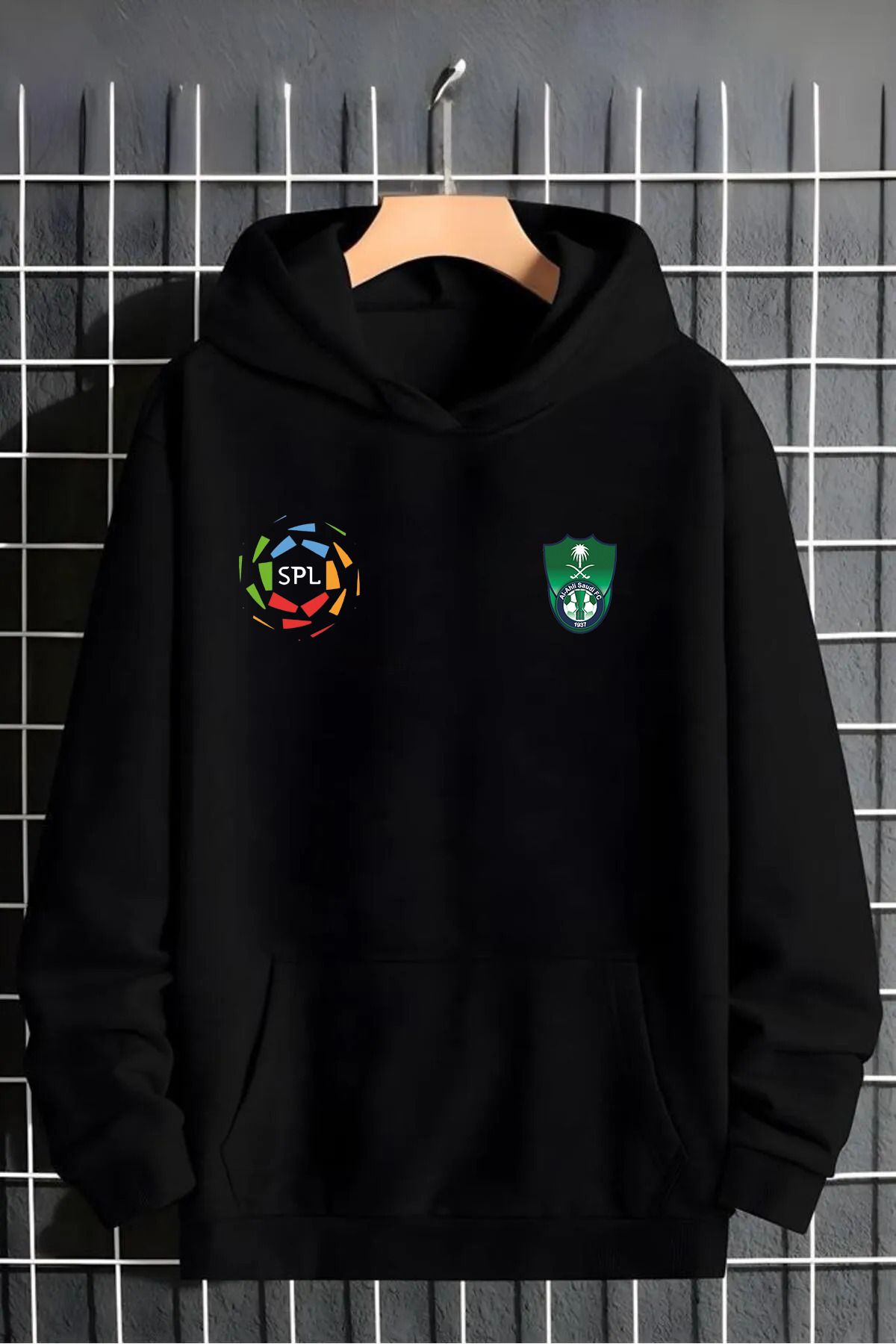 Pisa Art Al-Hilal Suudi Arabistan Pro Ligi Özel Tasarım Taraftar Kapşonlu Sweatshirt