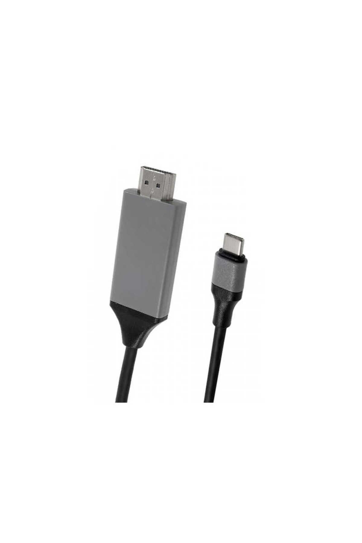 zore Siyah Type-C HDMI Kablo Kırmızı Kutulu-