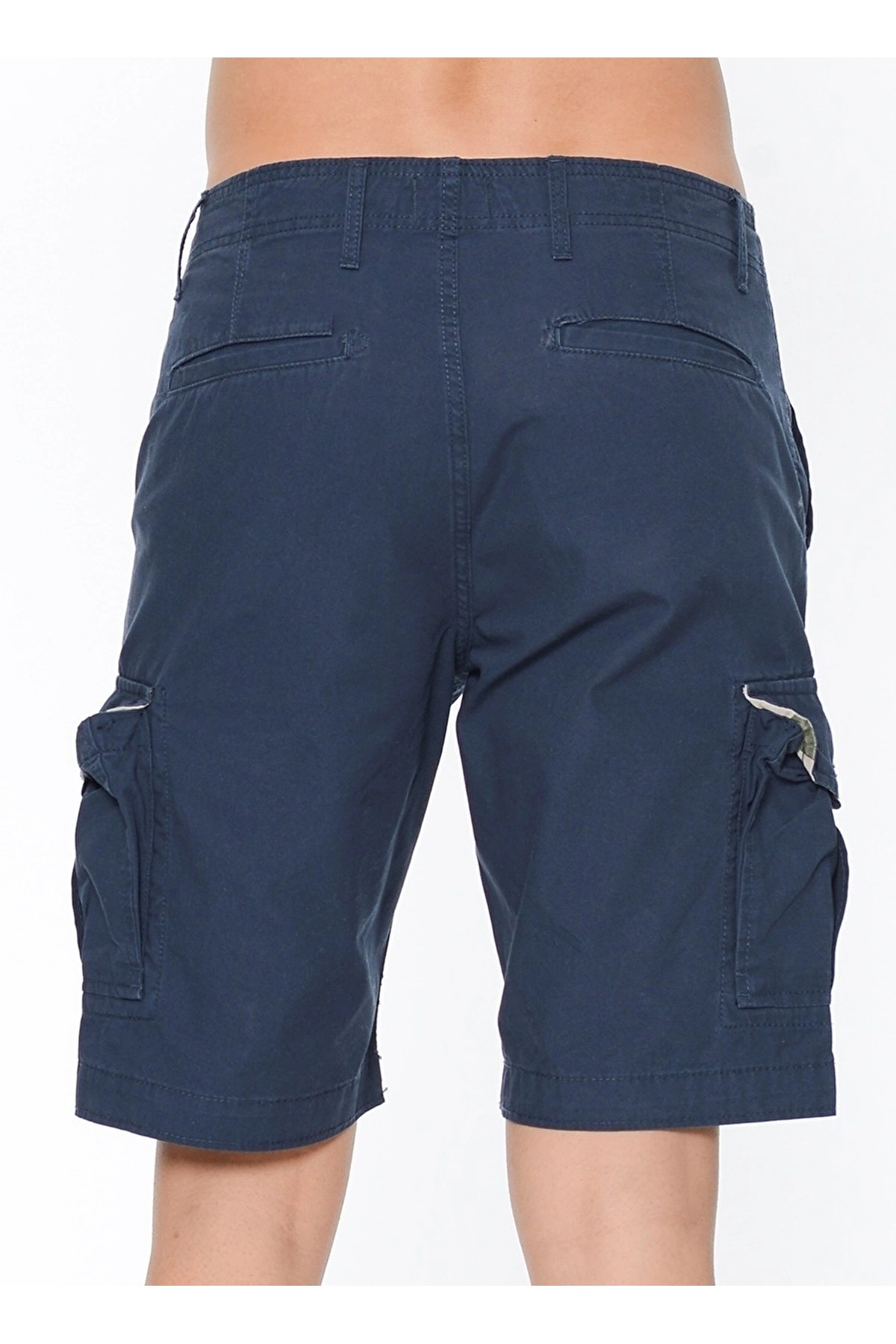 شلوارک مردانه فاق نرمال | جک اند جونز Jack & Jones 12117721-BLUE - تصویر 2