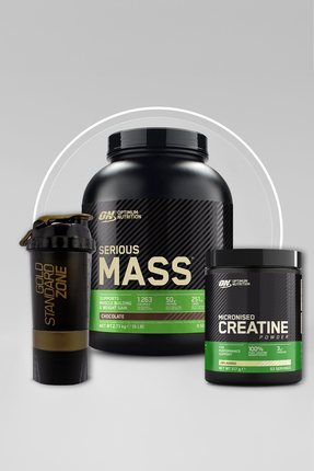 Optimum Nutrition Serious Mass Çikolata Aromalı 2.73kg 8 Servis-ON Creatine A...