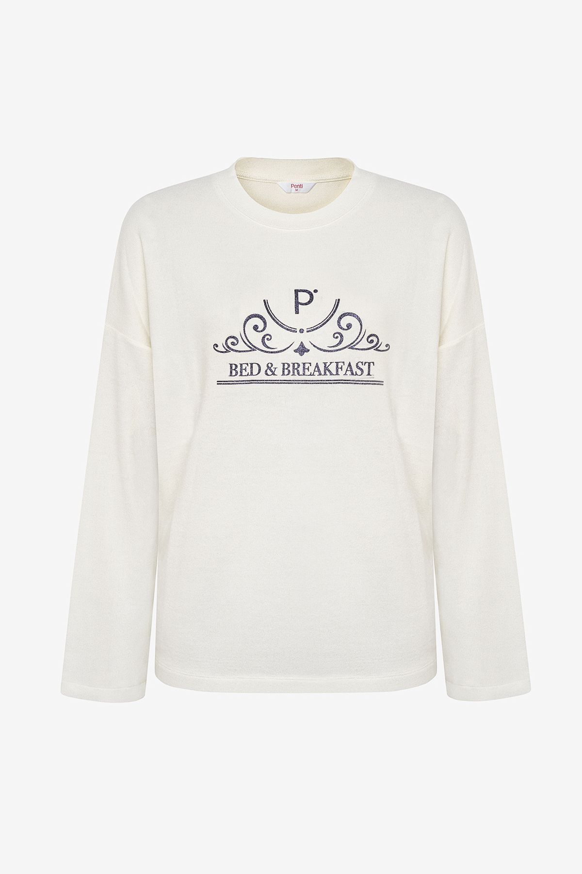 Penti-Aria Soft Ecru Sweatshirt 4