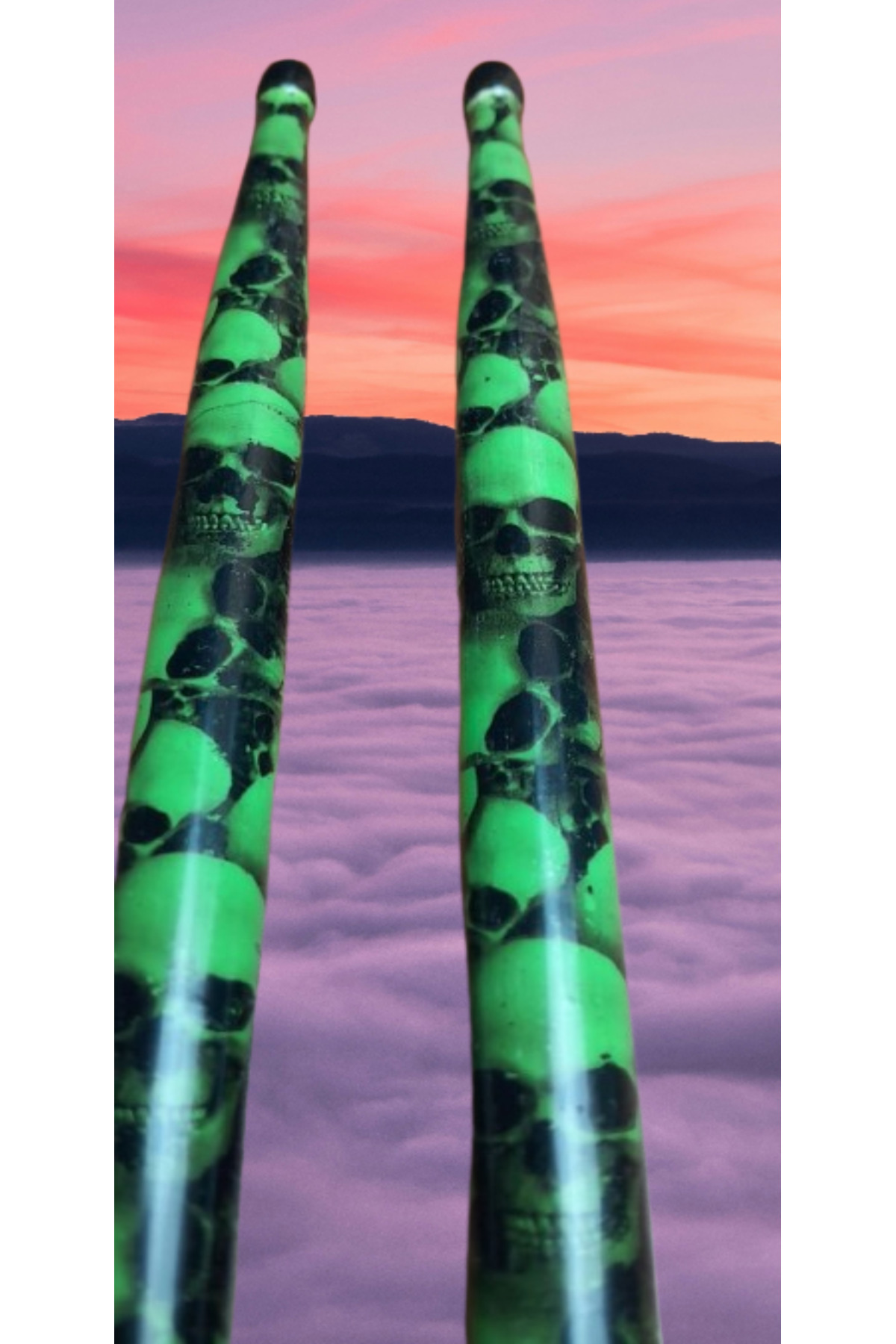 PONGEE-Rock 5A - American Coconut Drum Baguette Skull 4
