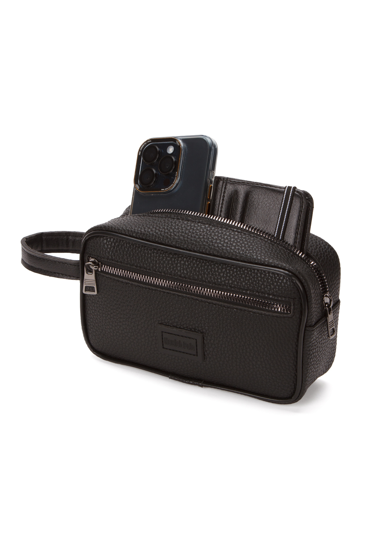 NEWISH POLO ACCESSORIES Erkek Clutch Portföy El Çantası görsel 6