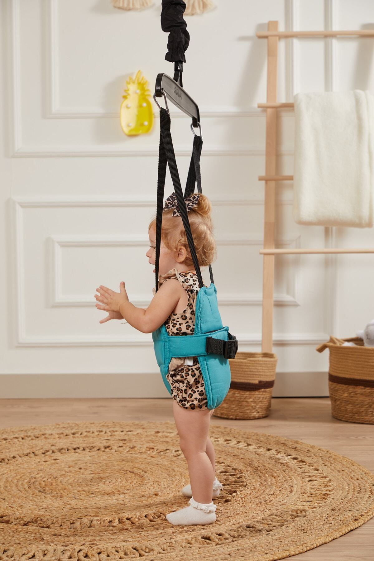 Svava Bebek Hoppala Zıp Zıp Yüz Korumalı - Bebek Yürüteç (TURKUAZ) fotoğrafı 5 (önizleme)