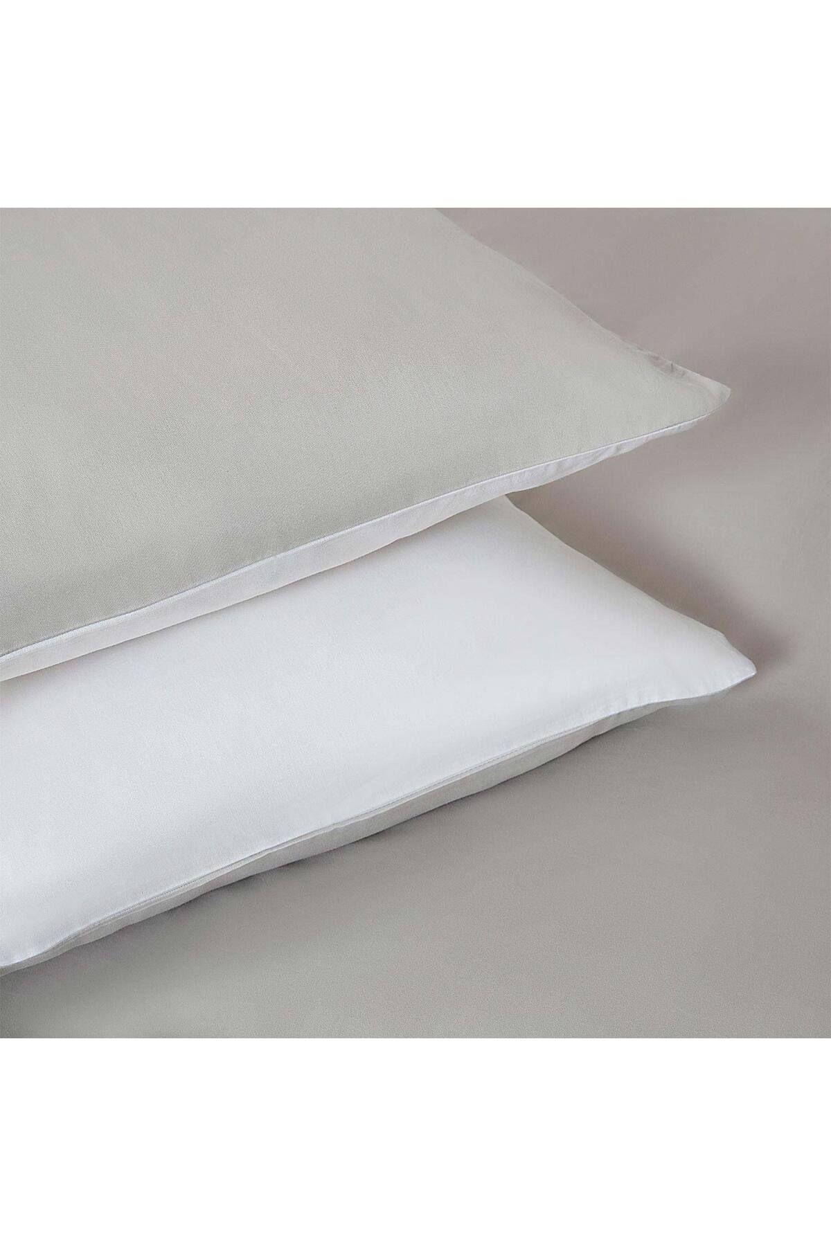Chakra-Bettie Duvet Cover Set King Size 230x220 Cm White/Grey 3
