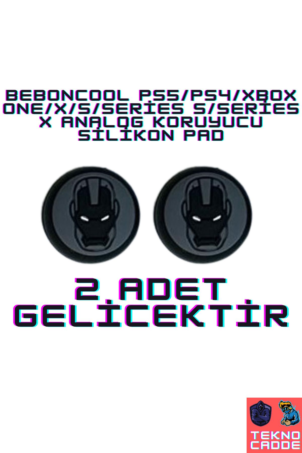 beboncool NeW3D Ps5/Ps4/Xbox ONE/ONE X/ONE S/Series S/Series X/Switch PRO Uyumlu Analog Koruyucu Silikon PAD