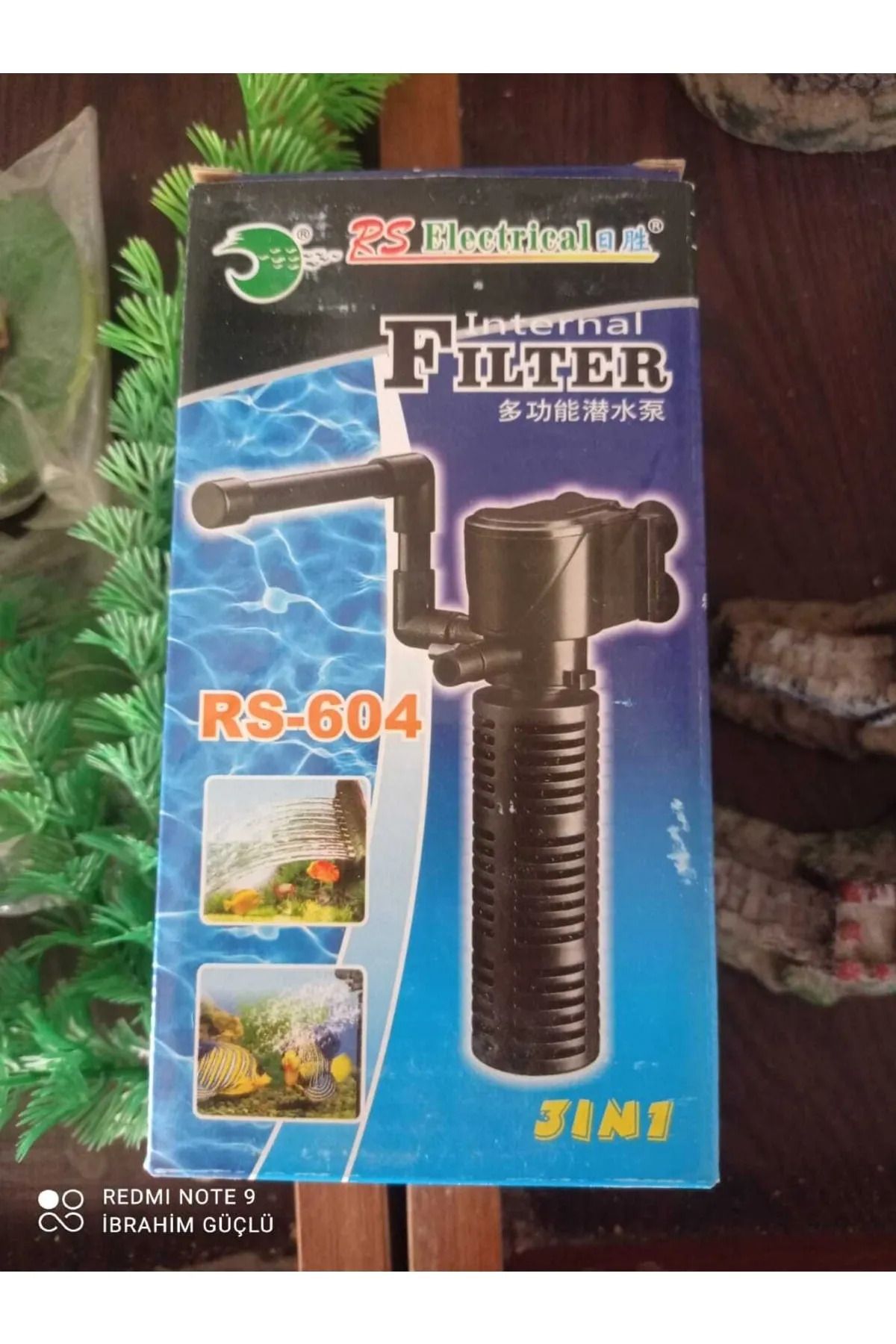 Funny Fish Rs Electrical Rs-604 Iç Filitre 4w 350 L