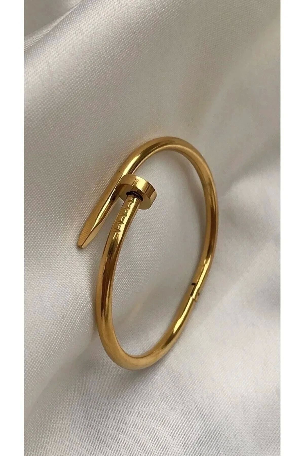 JEWELRY Model Bileklik Kadın Paslanmaz Çivi Çelik Kelepçe