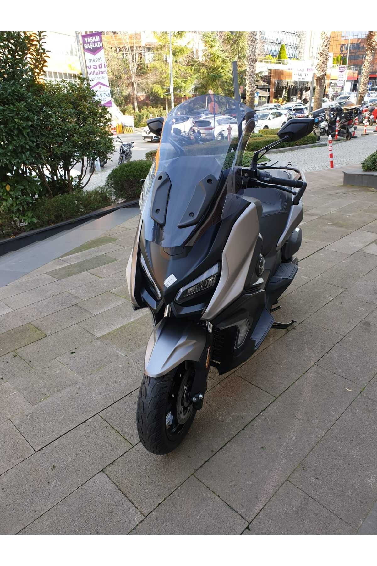 RKS Fort 250 Siperlik Ön Cam 2023-2025 Model 74cm Füme Renkli 4mm UZUN CAM