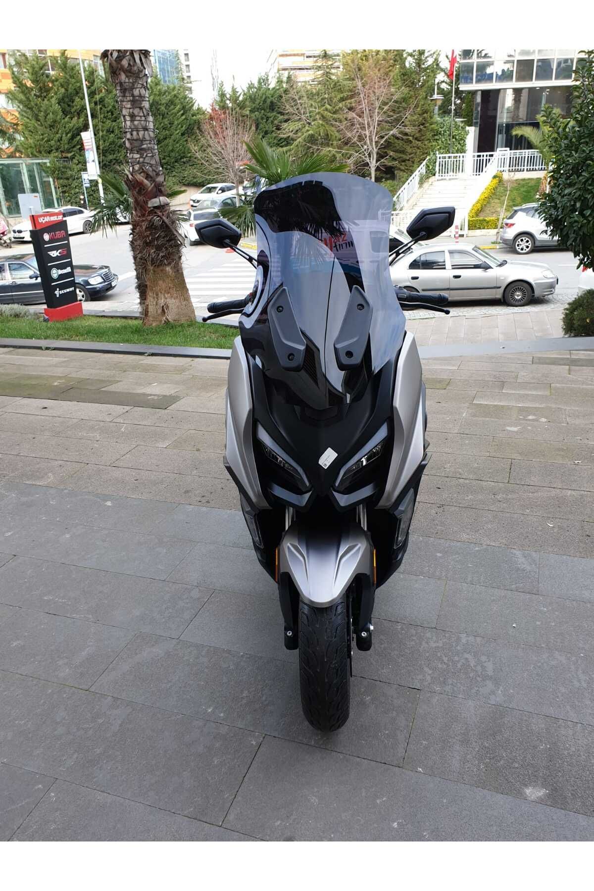 QJ Fort 350 Siperlik Ön Cam 2023-2025 Model 74cm Siyah Renkli 4mm UZUN CAM