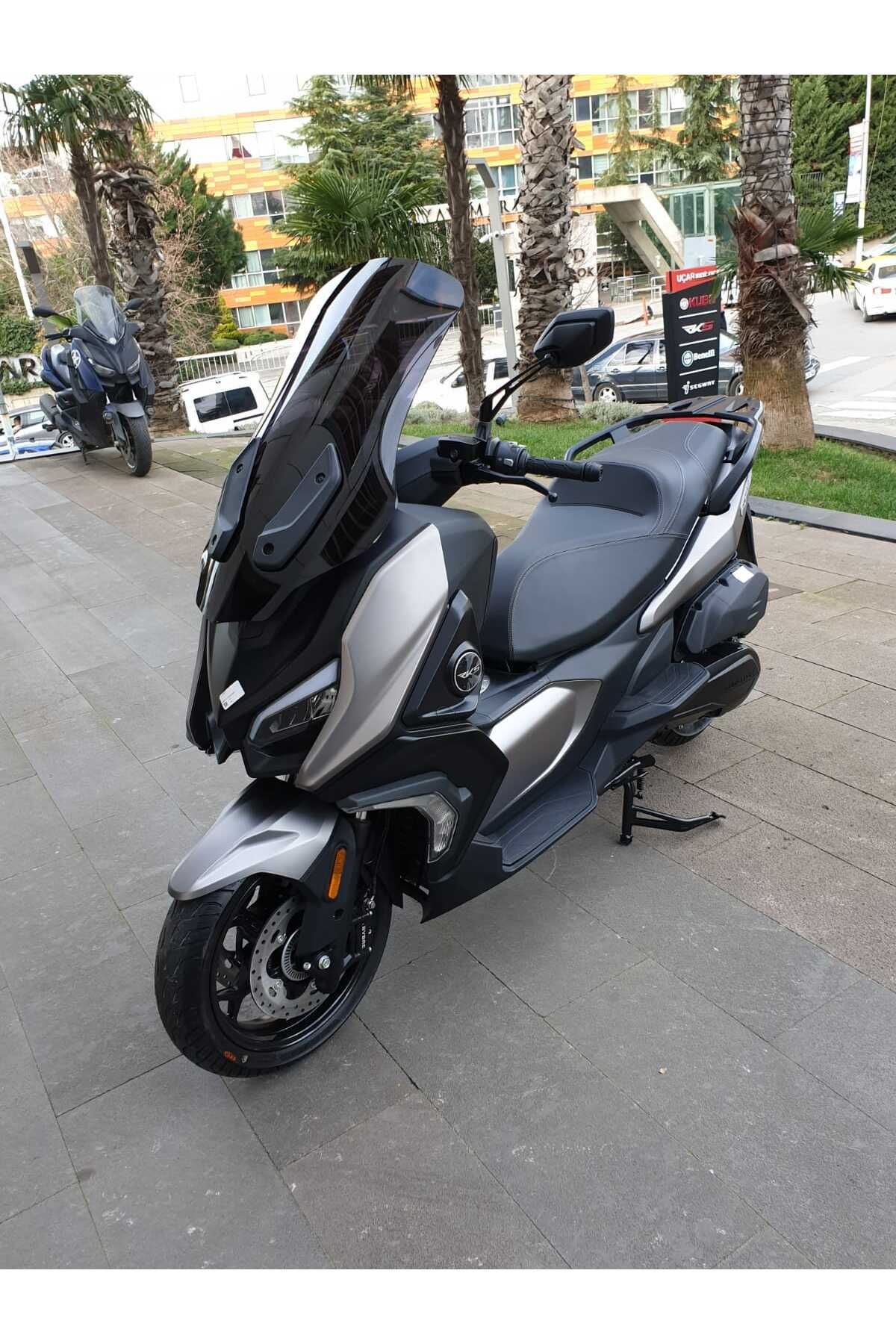 QJ Fort 350 Siperlik Ön Cam 2023-2025 Model 74cm Siyah Renkli 4mm UZUN CAM