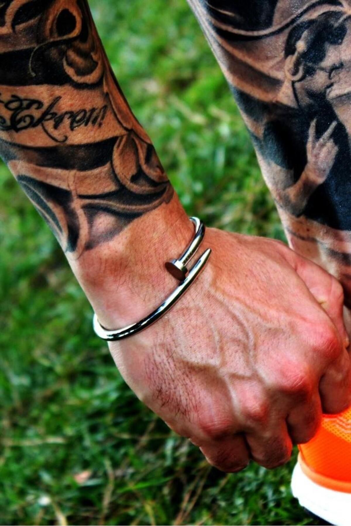 JEWELRY ccb01 Unisex Çivi Bileklik Erkek