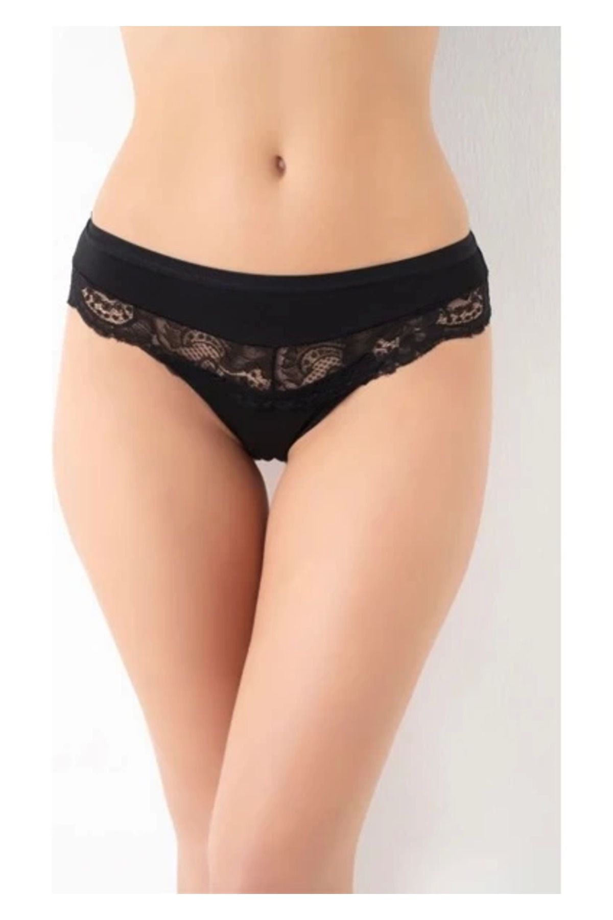 BEEMU G-Box 932 Dantel Detaylı Cotton Bikini Külot