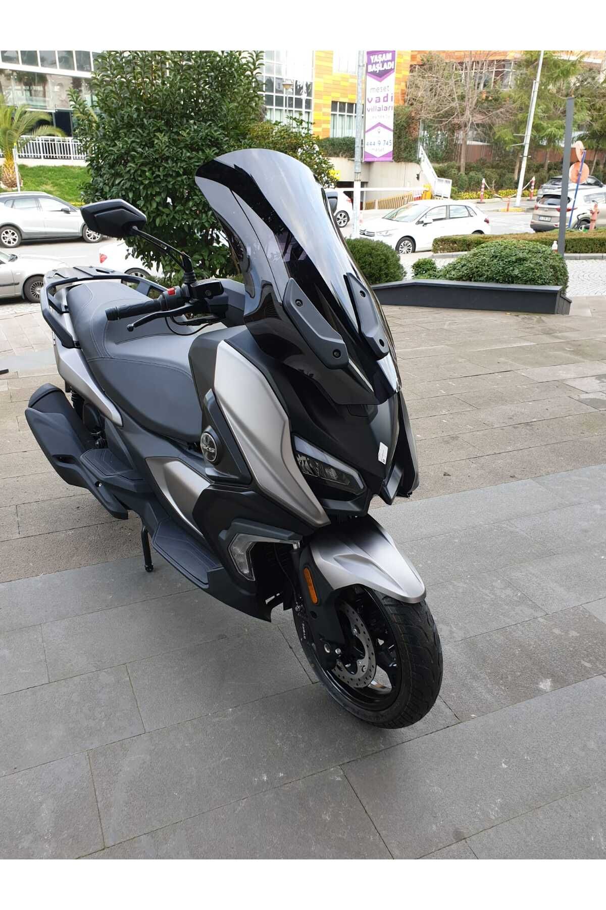 QJ Fort 350 Siperlik Ön Cam 2023-2025 Model 74cm Siyah Renkli 4mm UZUN CAM