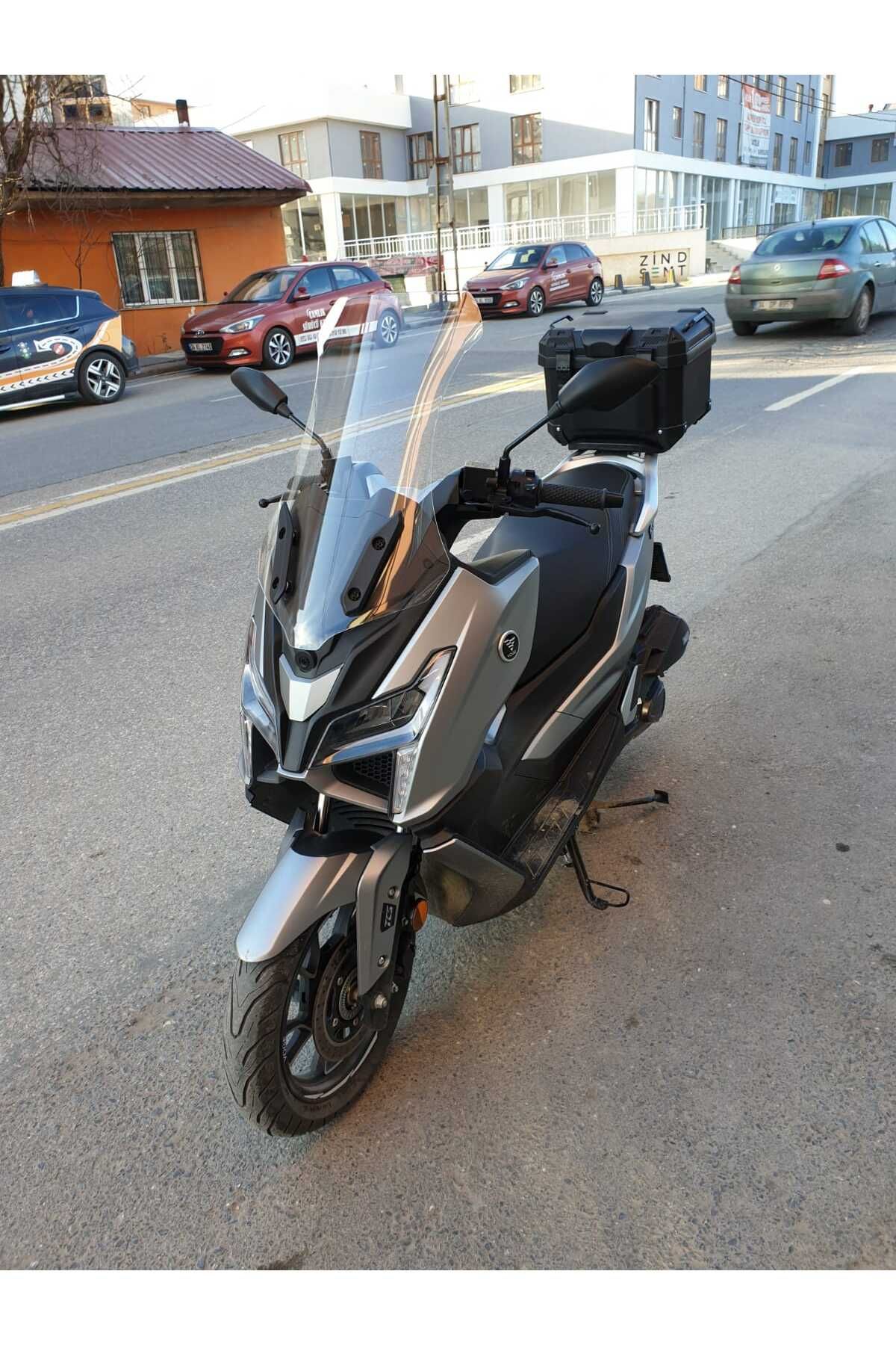 Voge SR1 Siperlik Ön Cam 2023-2025 Model 72cm Şeffaf Renkli 4mm UZUN CAM