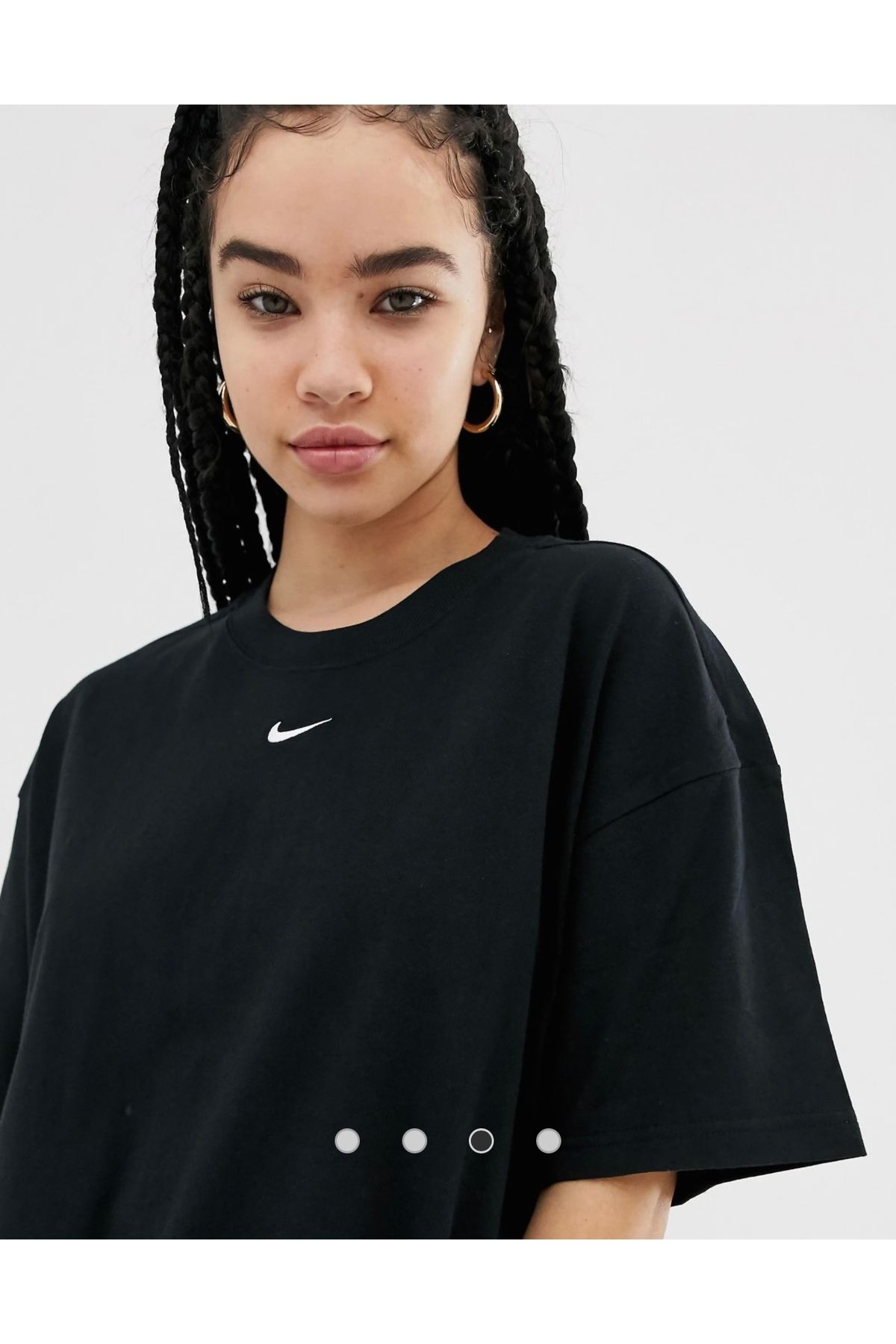 Nike-Navy Black Essential Boyfriend Women's T-Shirt 7