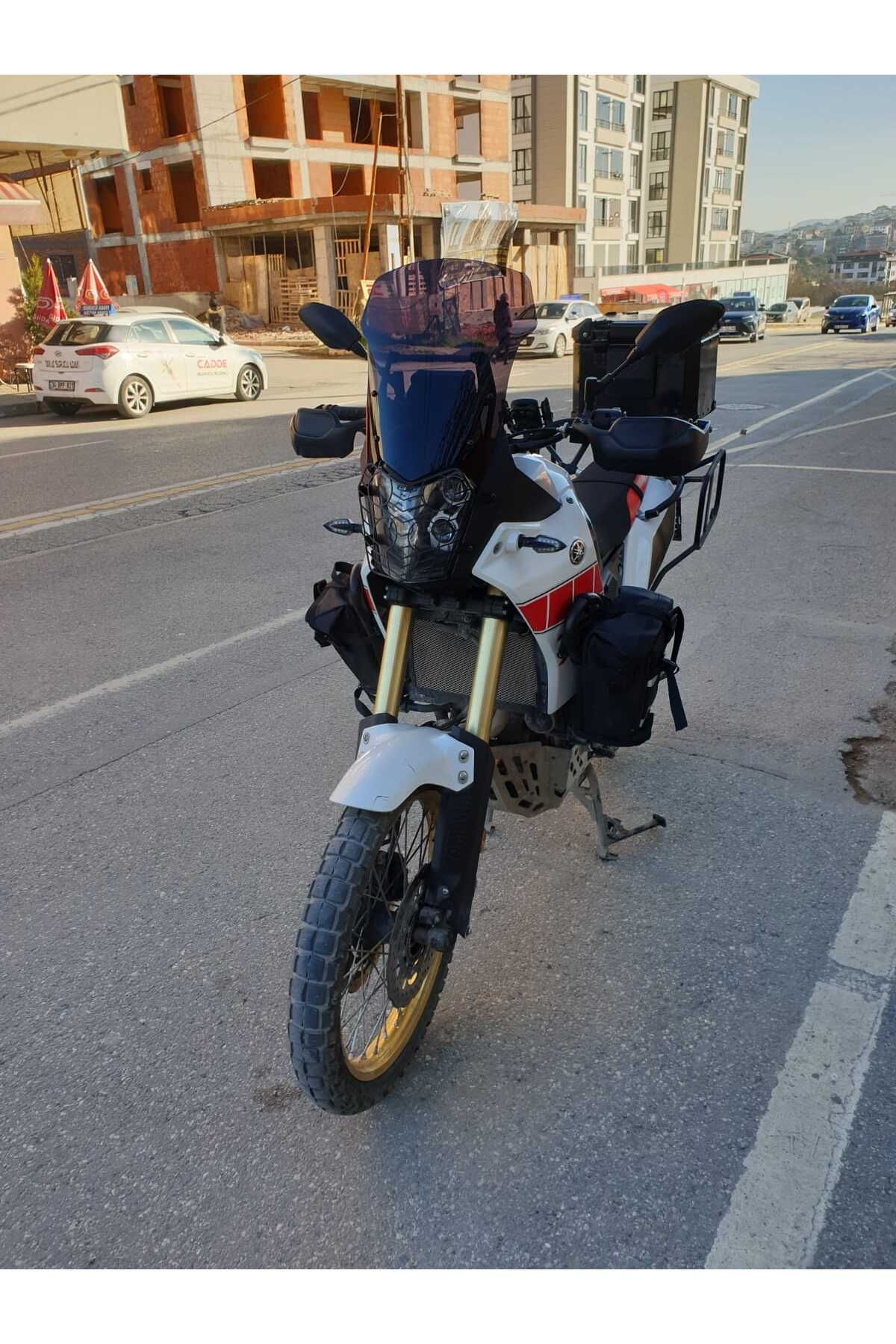 Yamaha Tenere Rall 700 Siperlik Ön Cam 2019 2025 Model 39cm Siyah Renkli 4mm