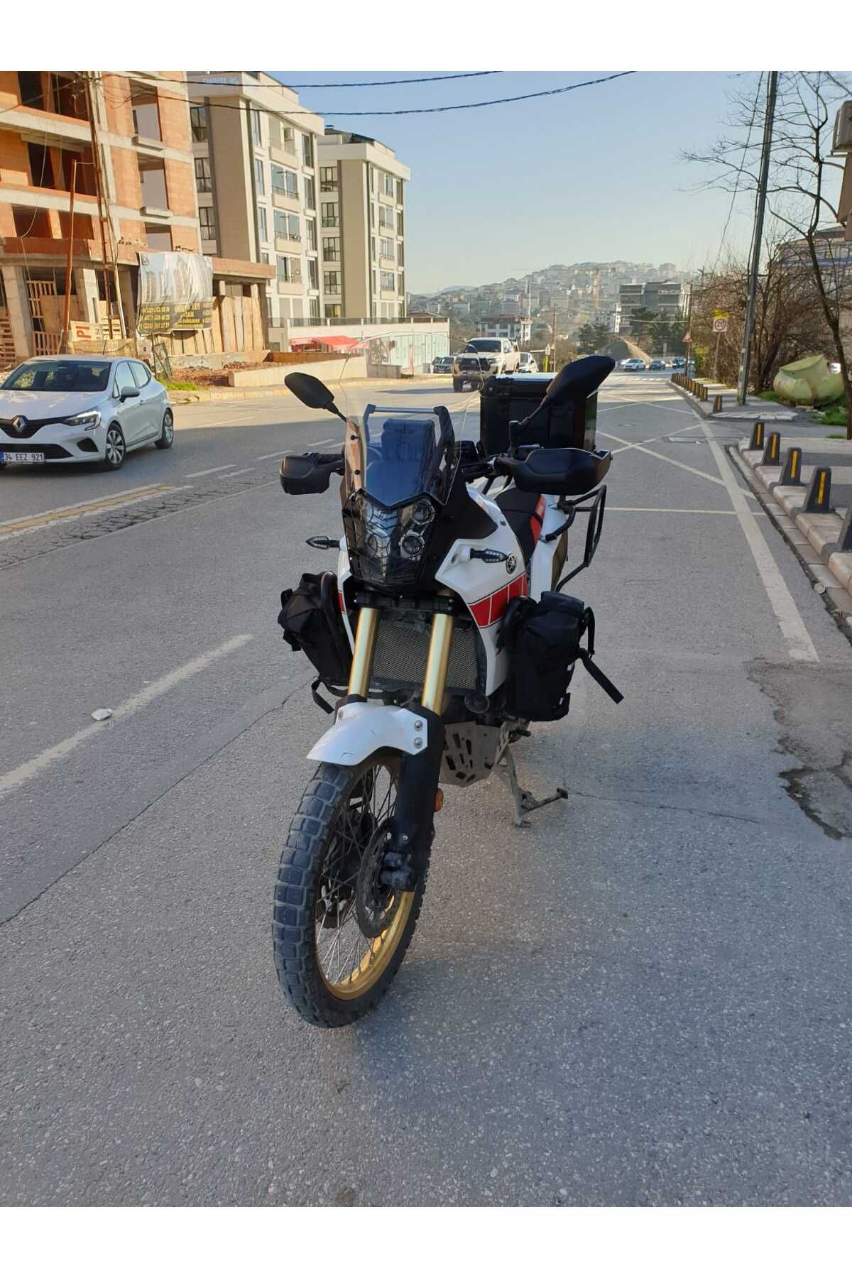 Yamaha Tenere Rall 700 Siperlik Ön Cam 2019 2025 Model 39cm Şeffaf Renkli 4mm