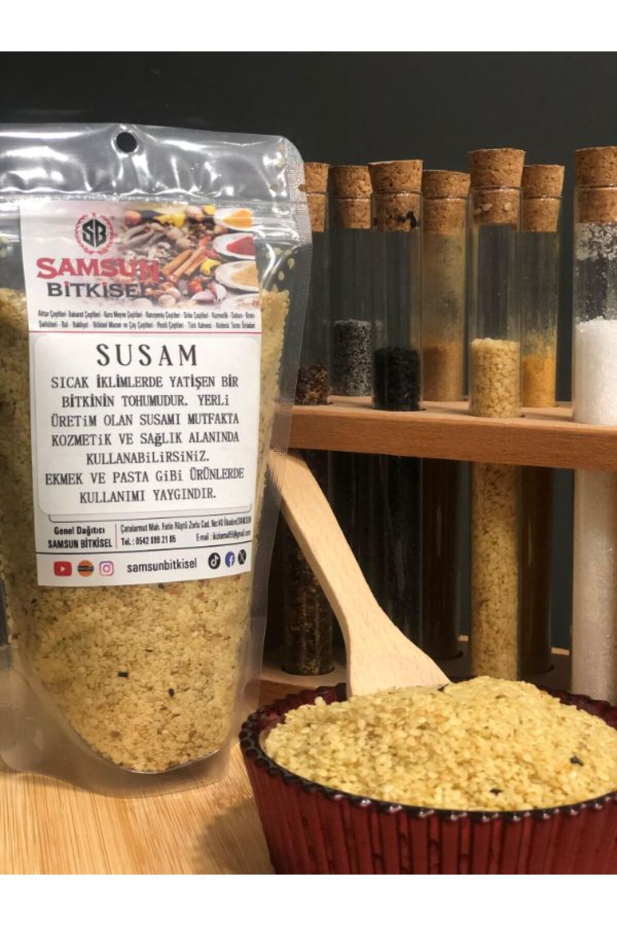 samsun bitkisel Susam 200 Gram