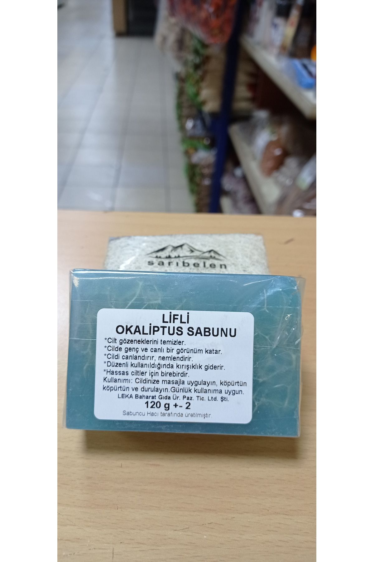 صابون اکالیپتوس فیبر کدو تنبل طبیعی 120 گرم sarıbelen