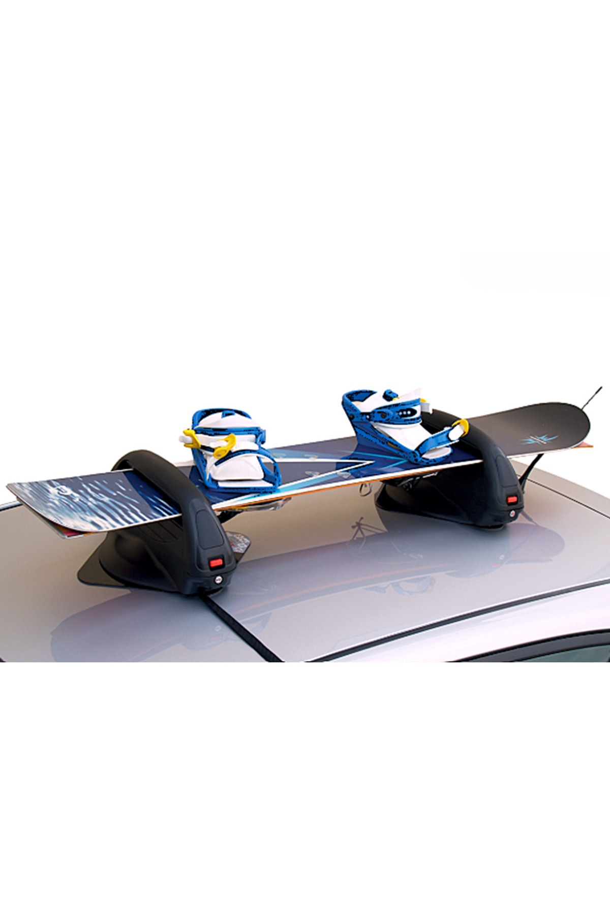 Cartex Mıknatıslı 2'li Snowboard-Kayak Bagajı Kilitli Kayak Taşıma Aparatı Taşıyıcı Bagaj