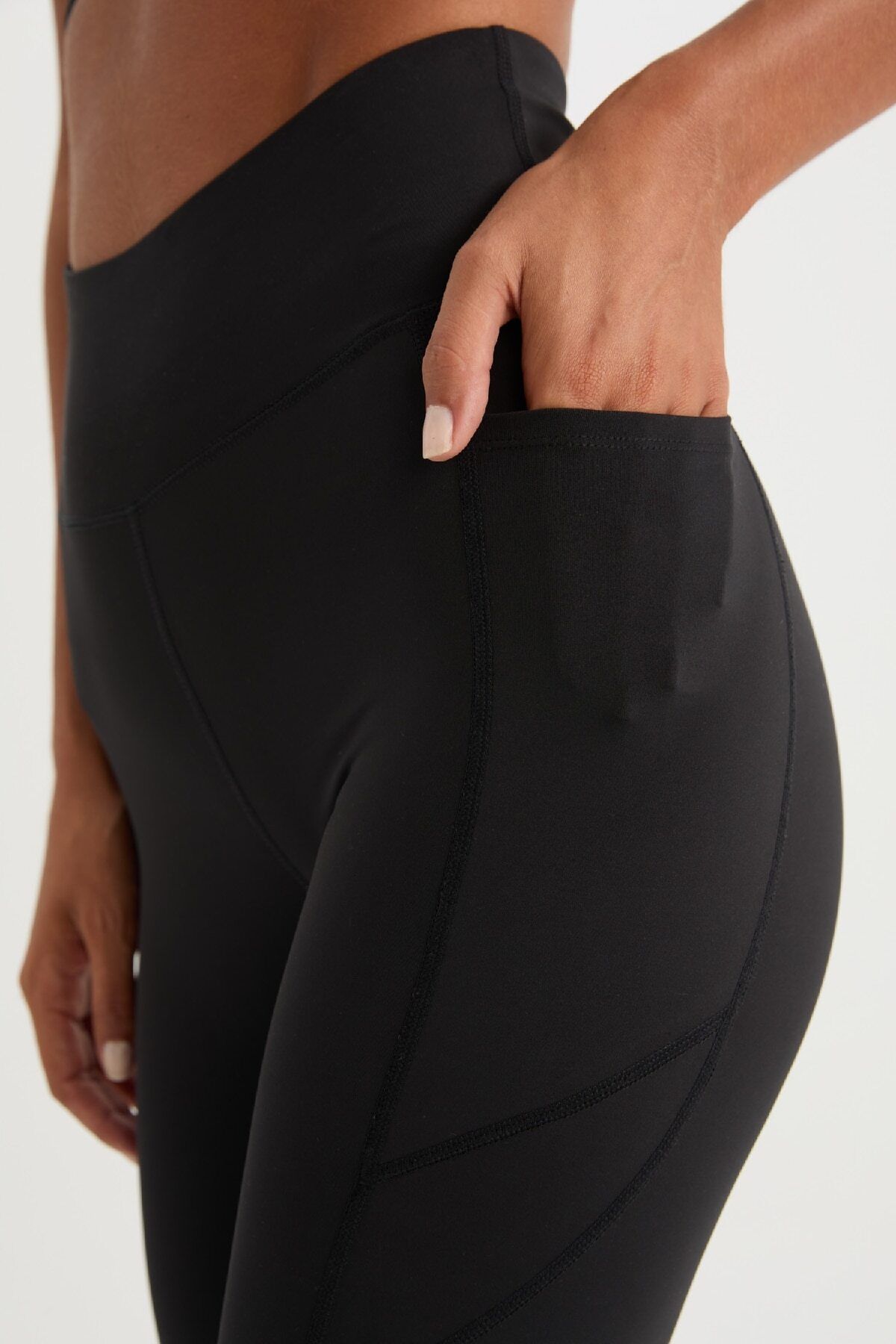 DeFacto-Defactofit Waist Hugging Athlete Leggings B4580Ax25Sp 5