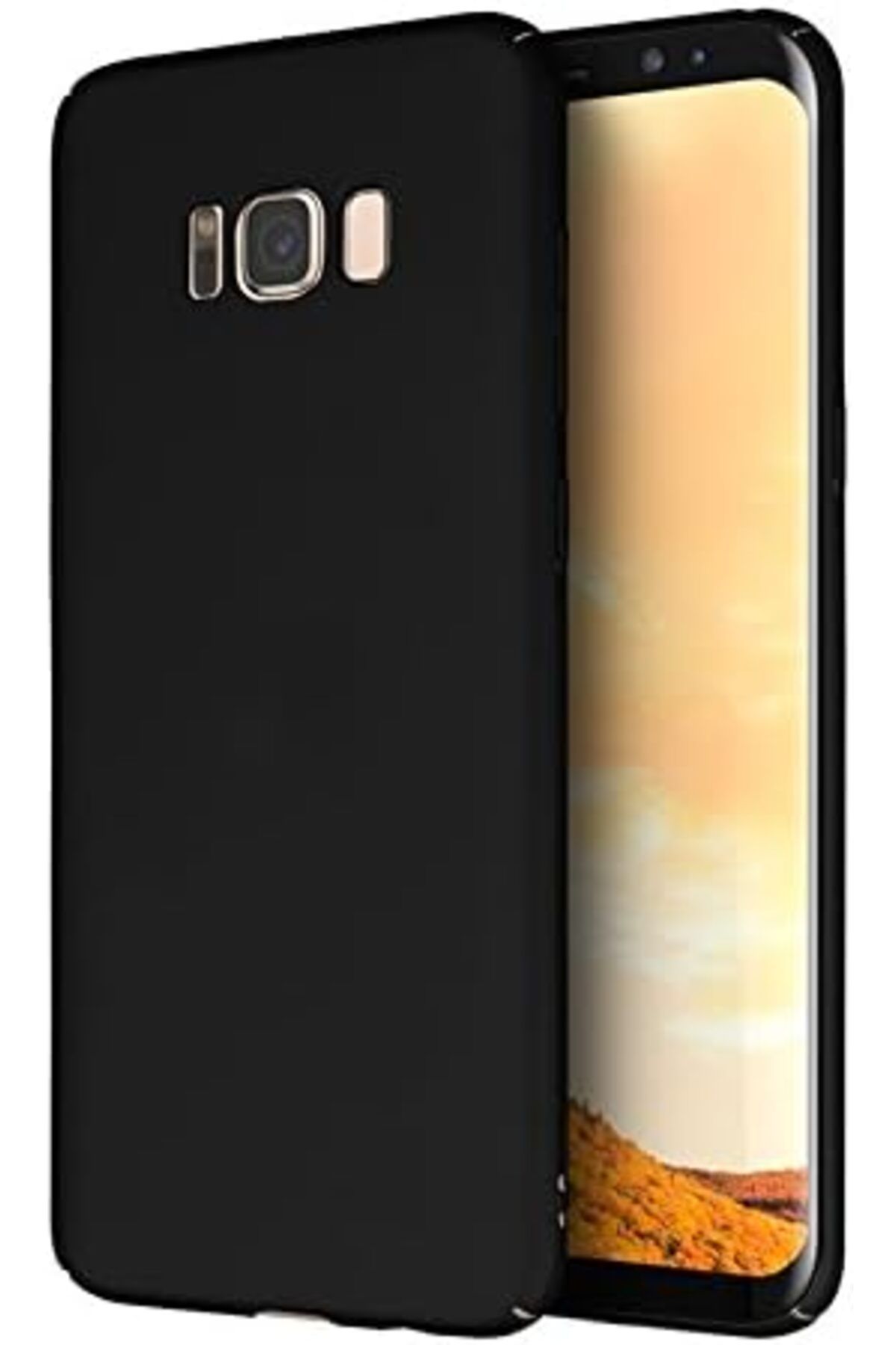 STOREMAX lbstorex Galaxy S8 Plus Uyumlu Sert Rubber Silikon Kılıf (Siyah) Newdsng 1116818