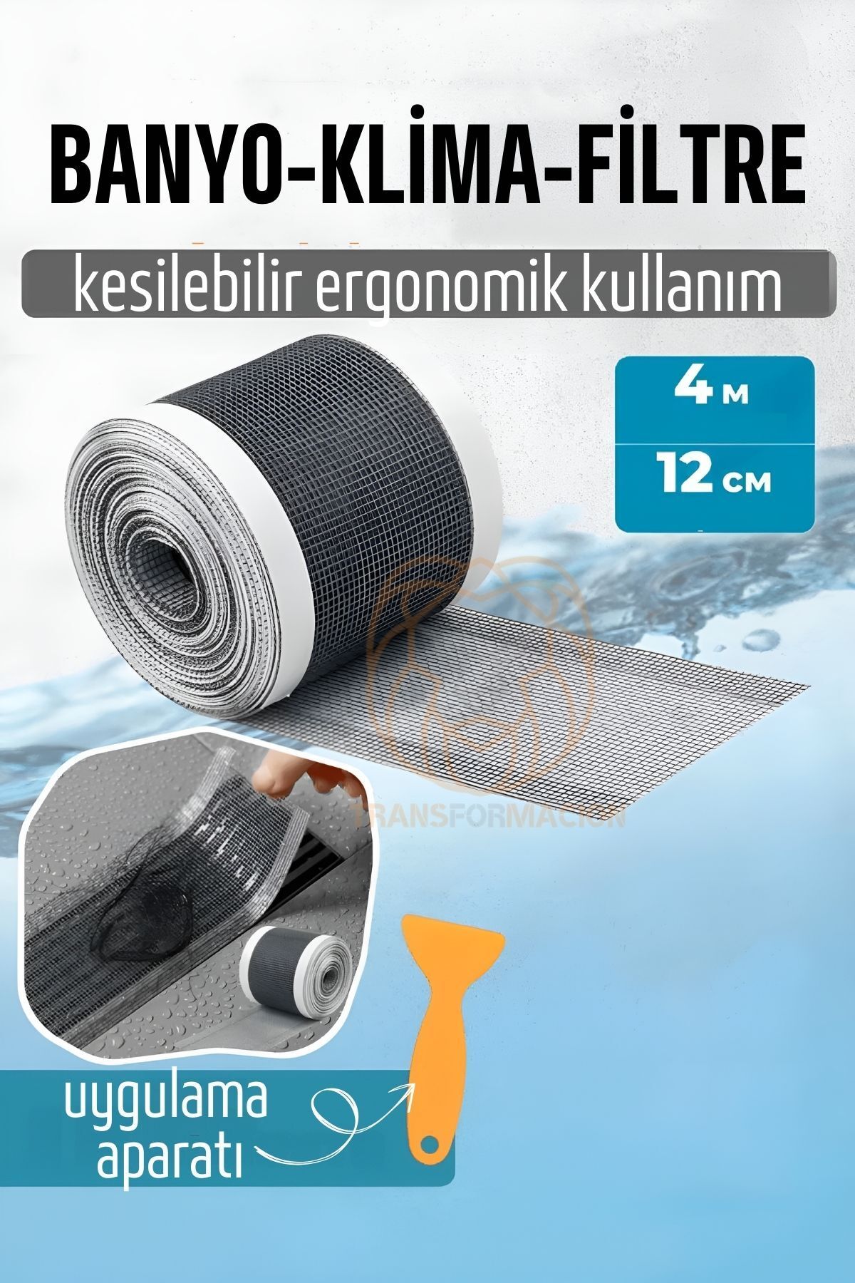 Transformacion Banyo Gider Süzgeci Kesilebilir Ergonomik 4 Metre 721137