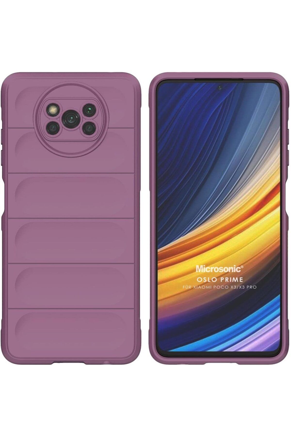STOREMAX cmllashop Xiaomi Poco X3 Pro için Kılıf Oslo Prime Lila [Poco X3 Pro ile Uyumlu Kılıf - Lila]