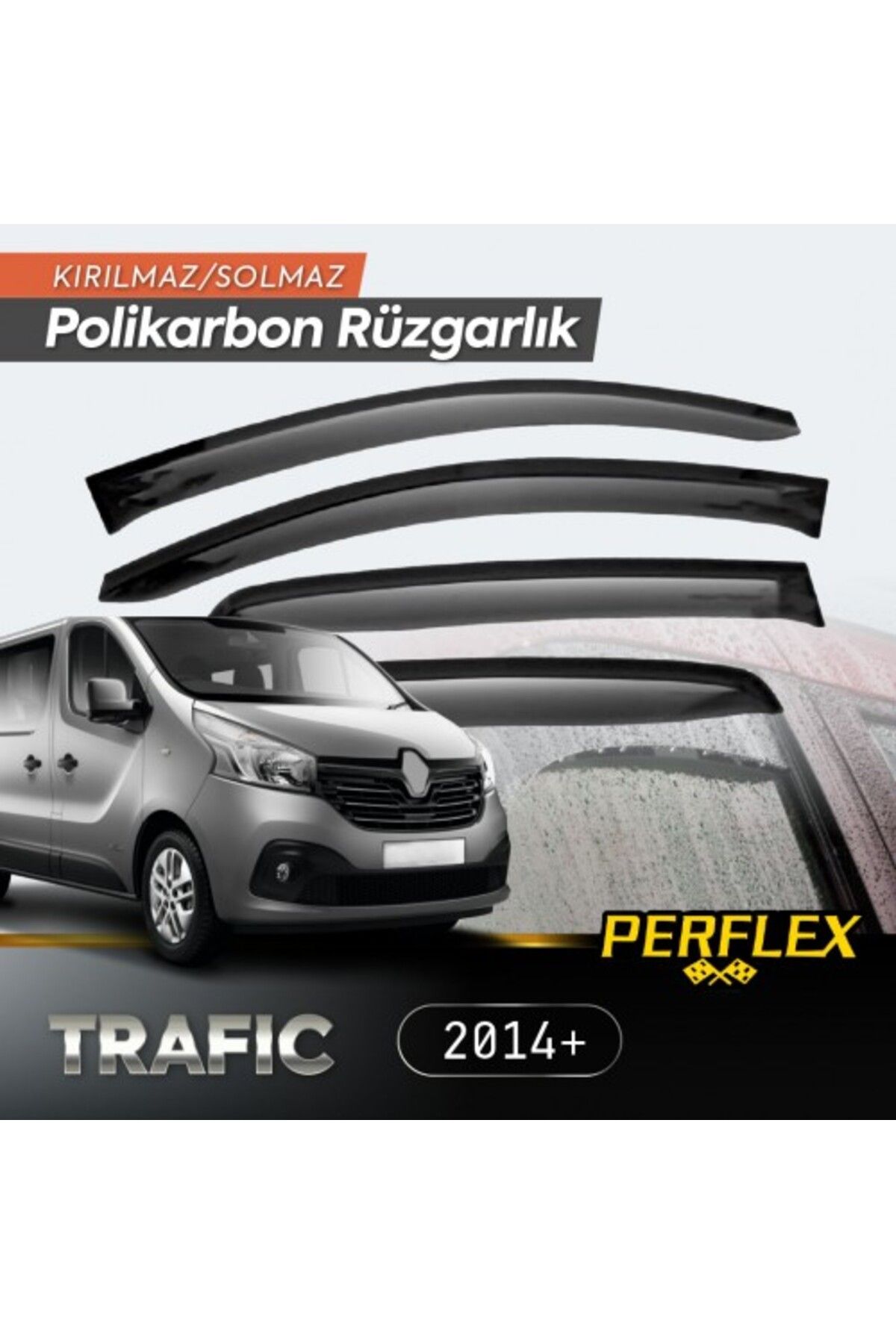 İsmiyle Al Renault Trafic 2014+ Cam Rüzgarlığı V2 Düz
