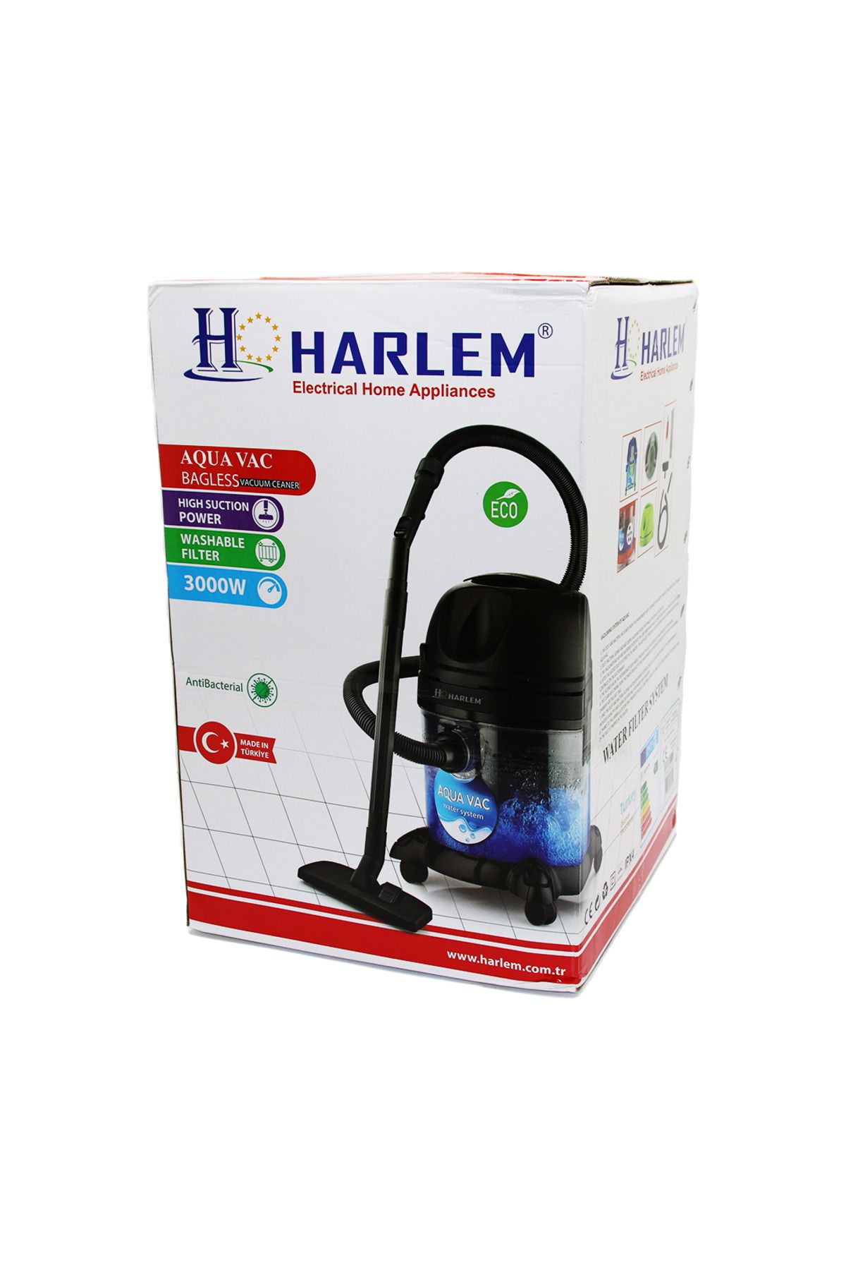 opencart Harlem Hsv-1910-1710 Islak Kuru Vakumlu Süpürge 2200W (4172)