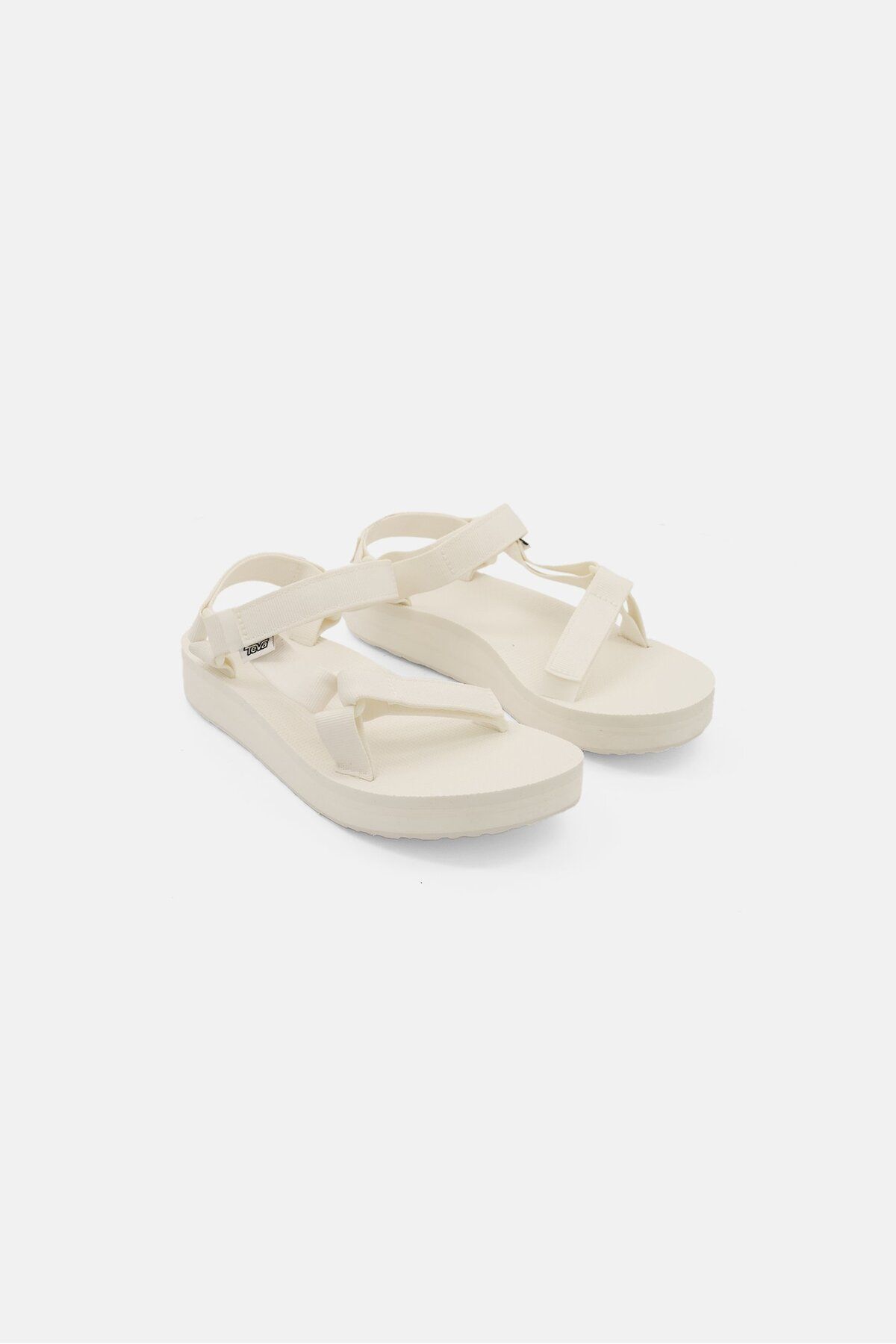 TEVA-Women Velcro Closure Sandal, White 1
