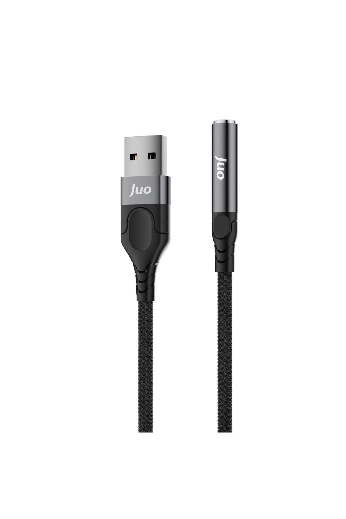 Juo Usb-a To 3.5mm Jack Kulaklık Mikrofon Aux Dönüştürücü Harici Ses Kartı